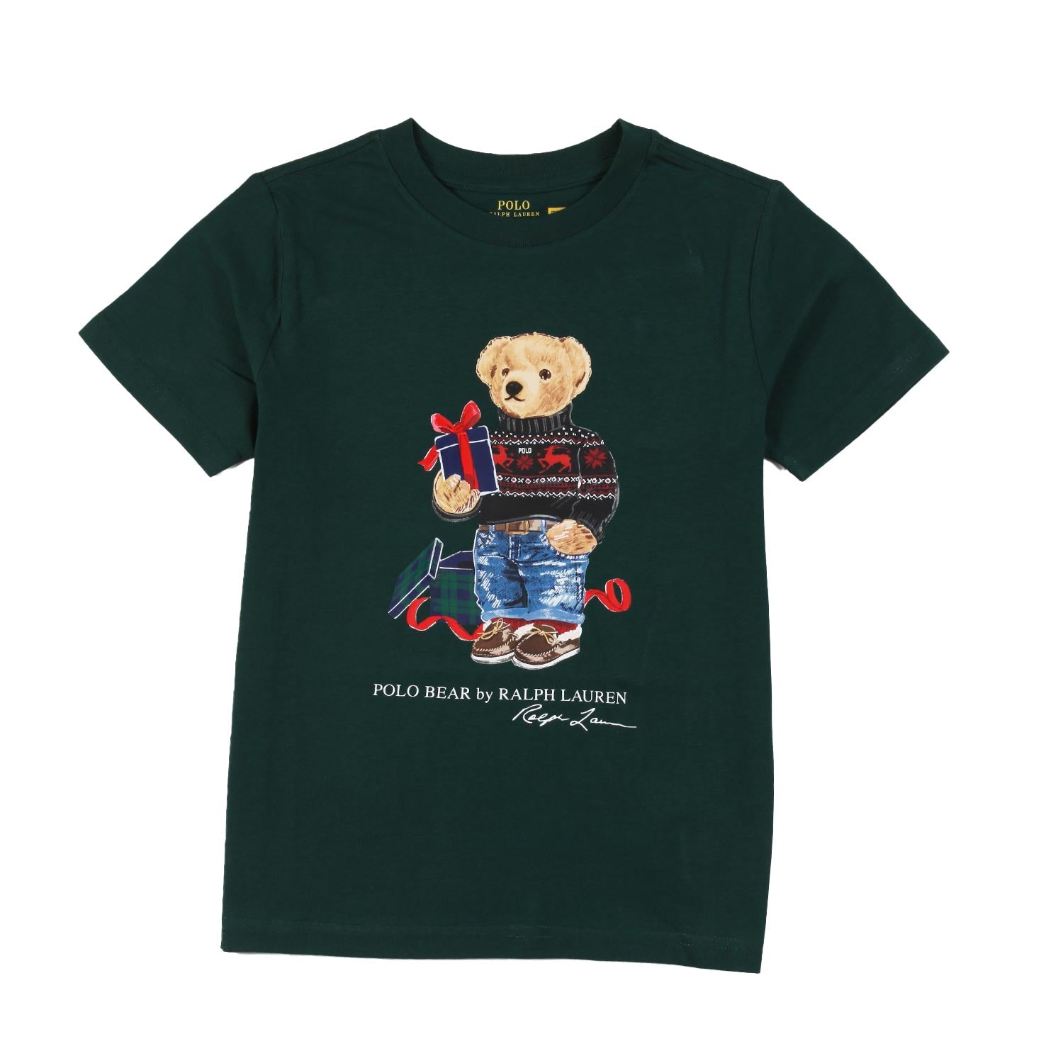 T-shirt Polo Bear Gift unisex verde scuro - annameglio.com abbigliamento moda