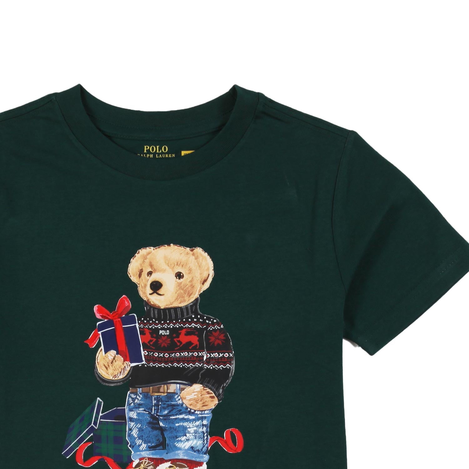 T-shirt Polo Bear Gift unisex verde scuro - annameglio.com abbigliamento moda