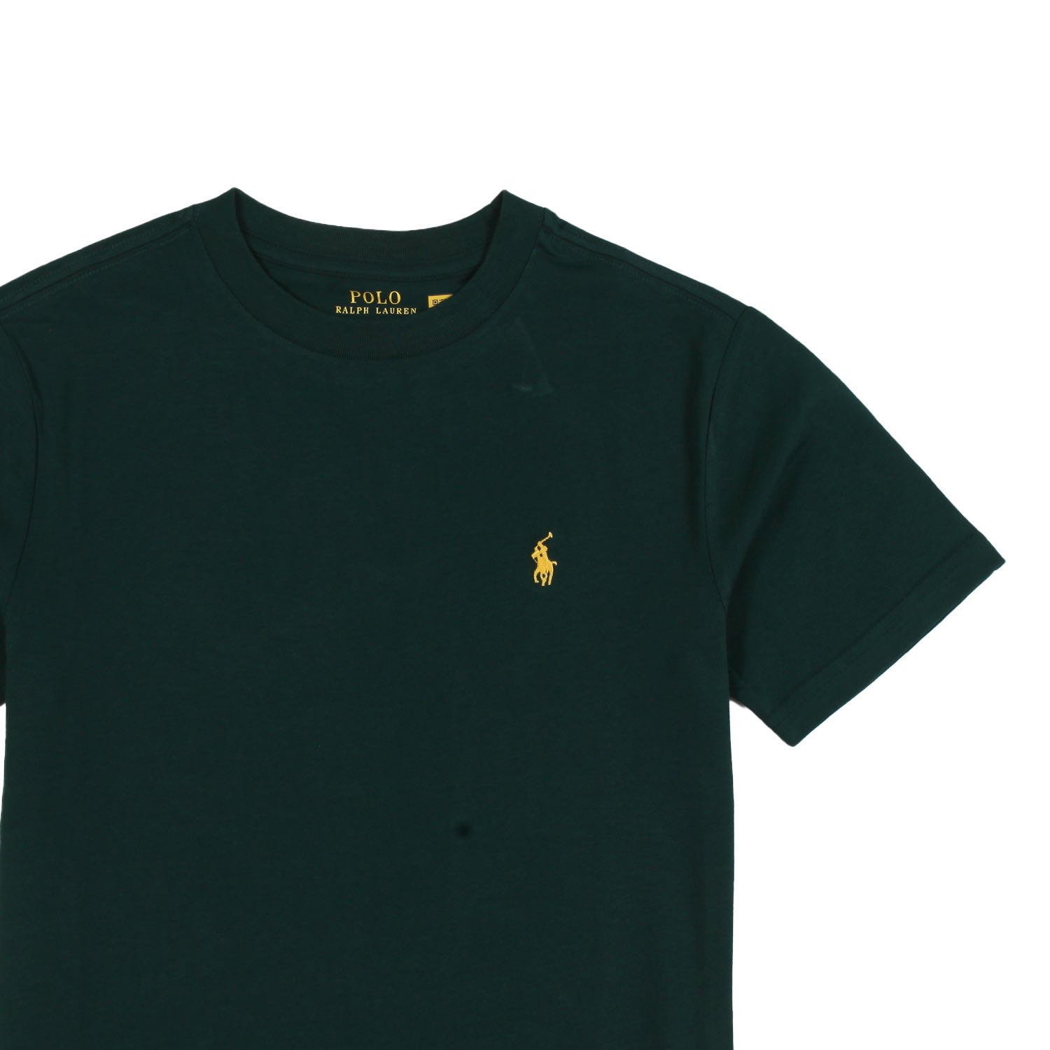 T-shirt RL verde scuro con Pony giallo teenager - annameglio.com abbigliamento moda
