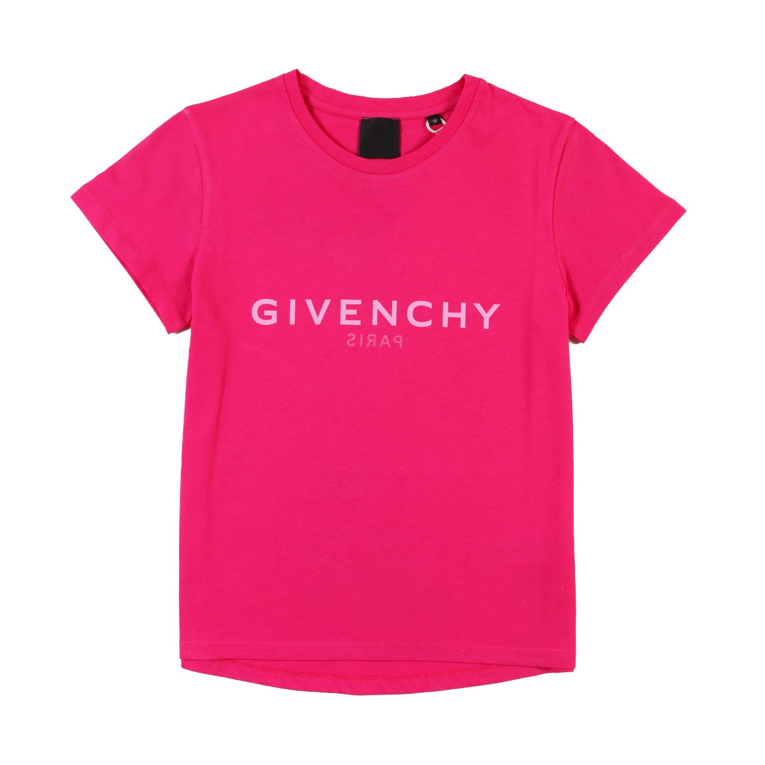T-shirt fucsia con loghi Givenchy Paris rosa - annameglio.com abbigliamento moda