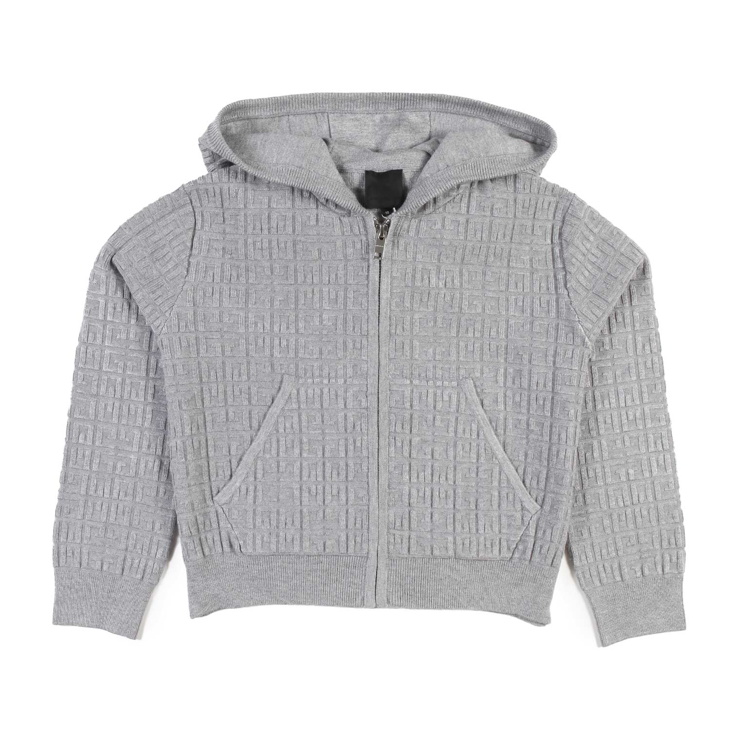 Cardigan 4G Givenchy grigio pietra con cappuccio - annameglio.com abbigliamento moda