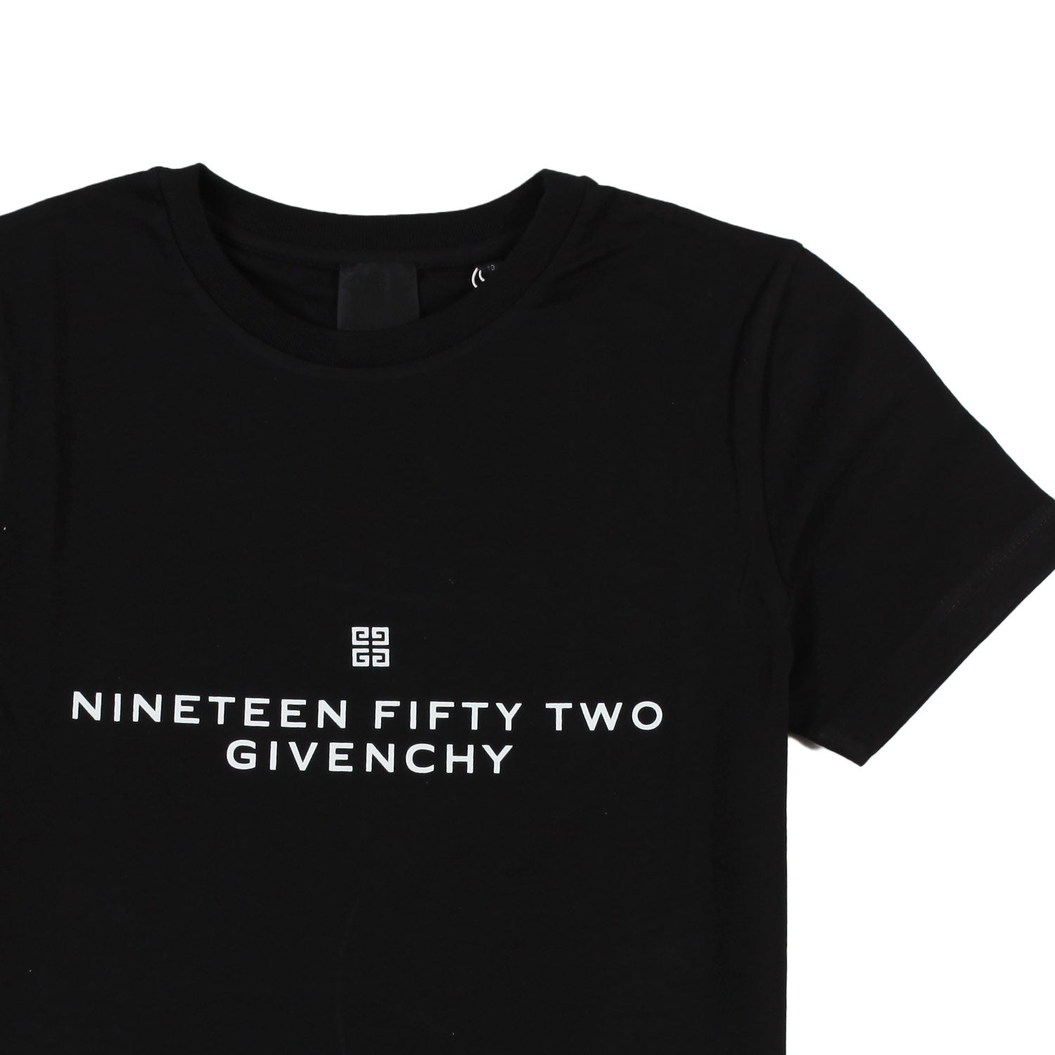 T-shirt Givenchy unisex nera con loghi bianchi - annameglio.com abbigliamento moda
