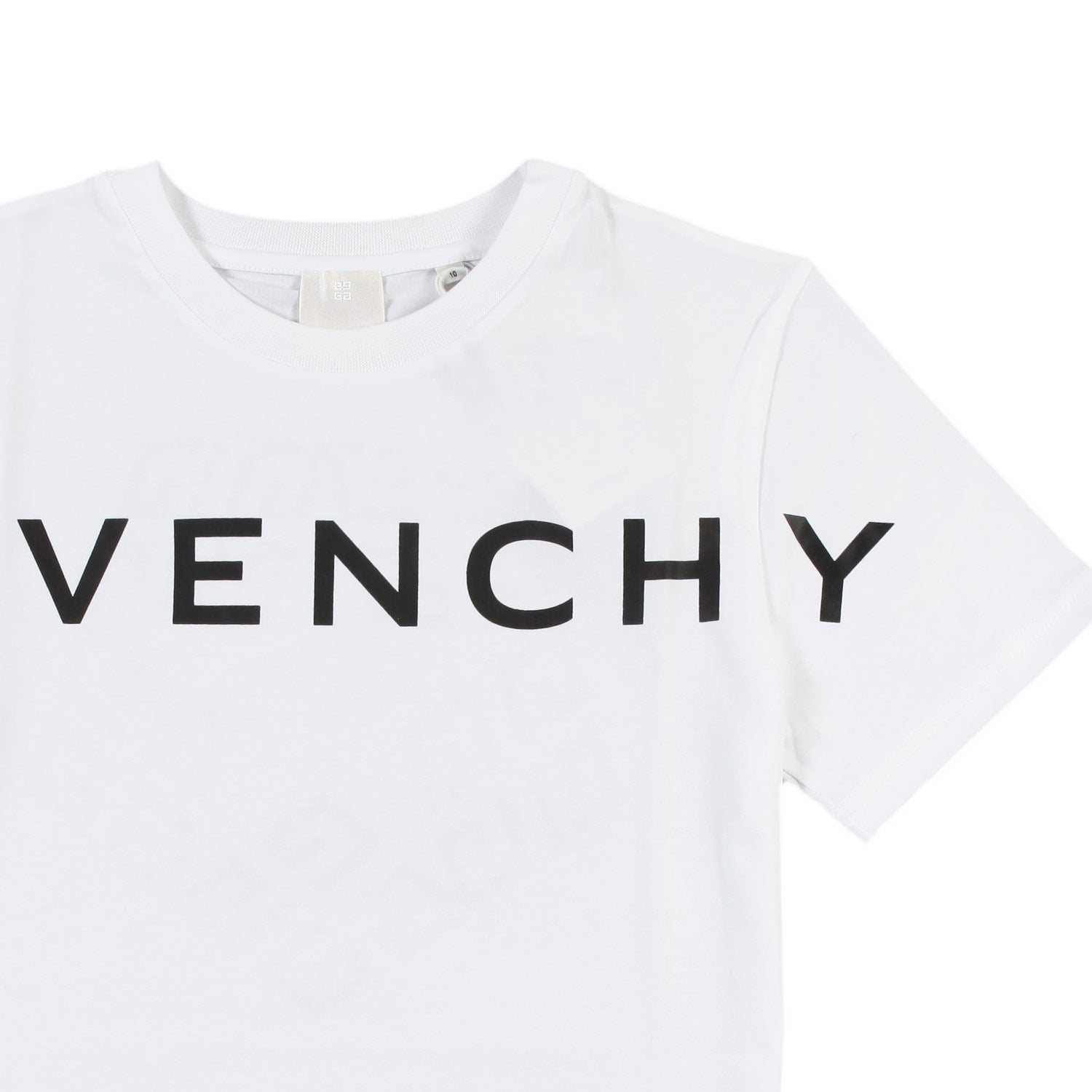 T-shirt unisex bianca con maxi loghi Givenchy - annameglio.com abbigliamento moda