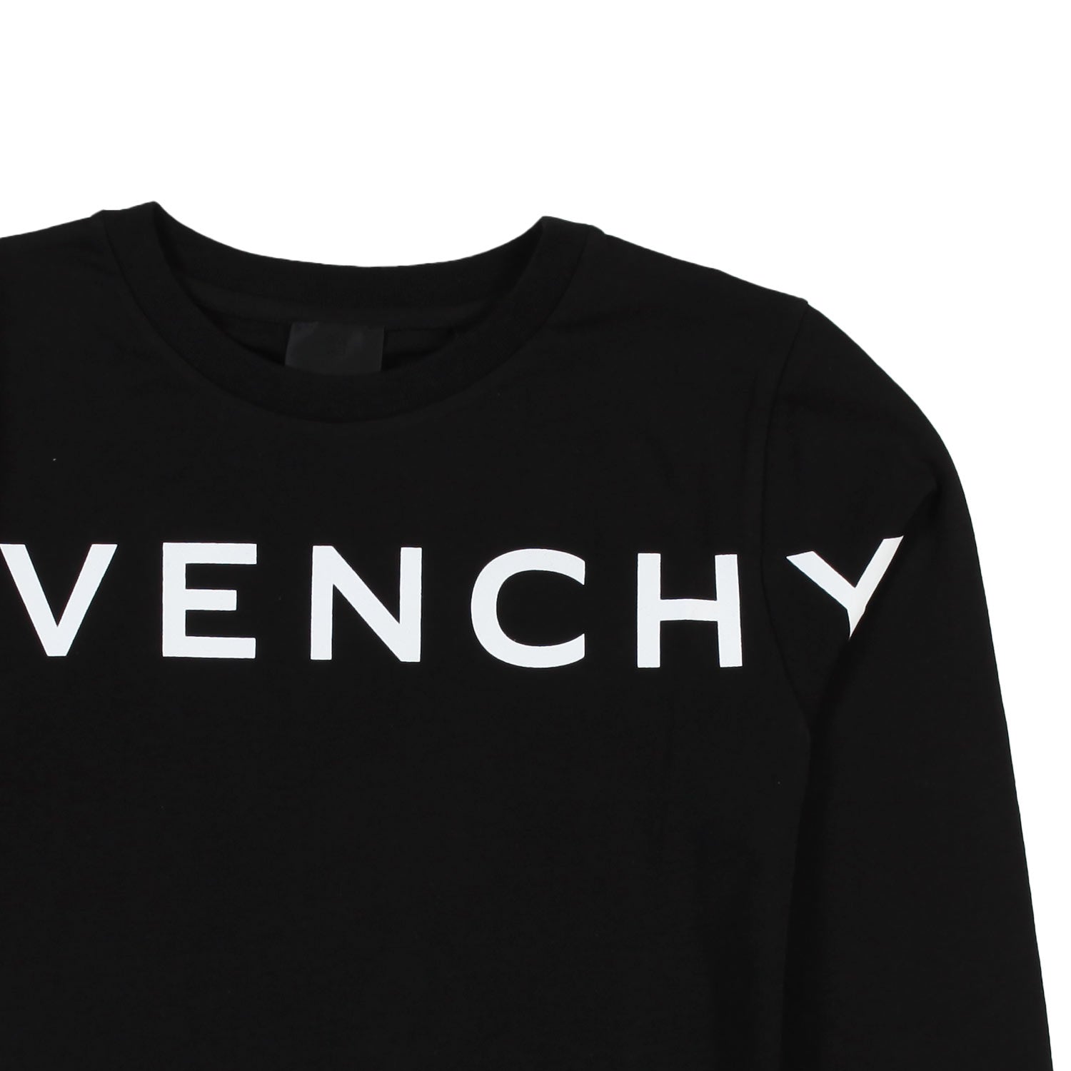 T-shirt lunga Givenchy nera con maxi loghi - annameglio.com abbigliamento moda