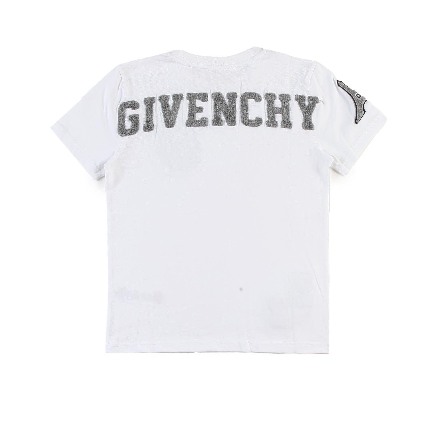 T-shirt Givenchy bianca con patch varsity - annameglio.com abbigliamento moda