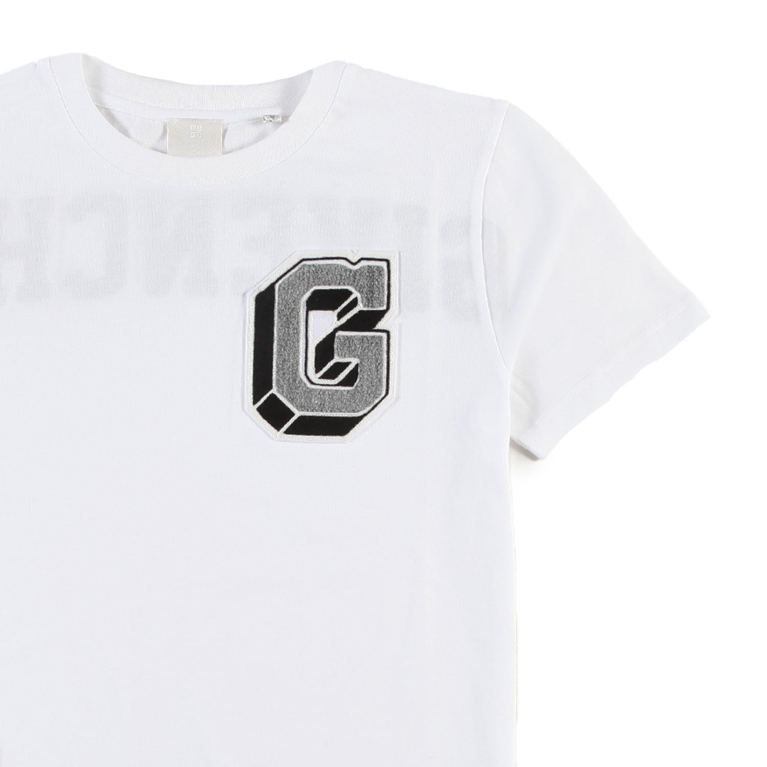 T-shirt Givenchy bianca con patch varsity - annameglio.com abbigliamento moda