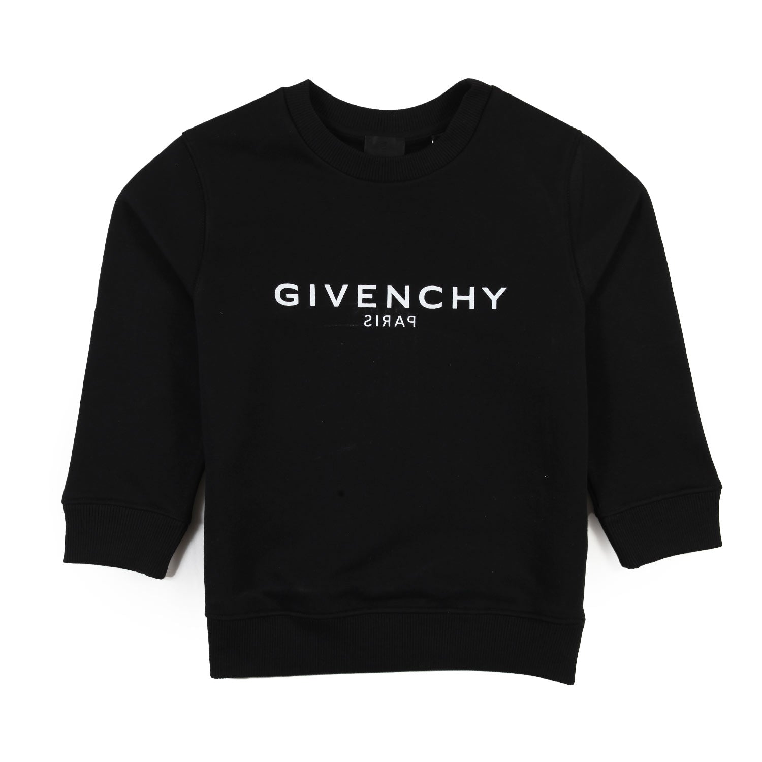 Felpa unisex nera con loghi Givenchy bianchi - annameglio.com abbigliamento moda