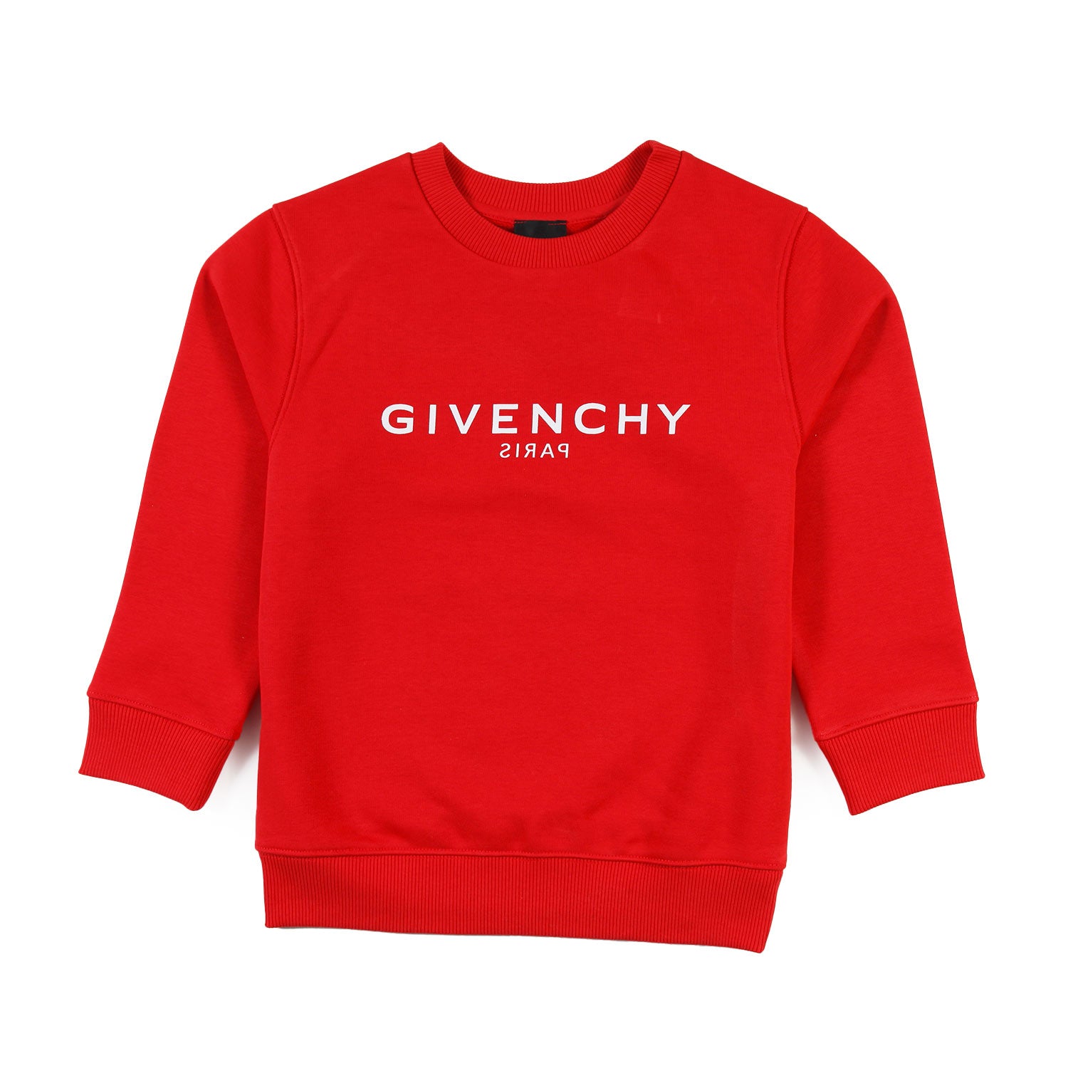Felpa unisex rossa con loghi Givenchy bianchi - annameglio.com abbigliamento moda