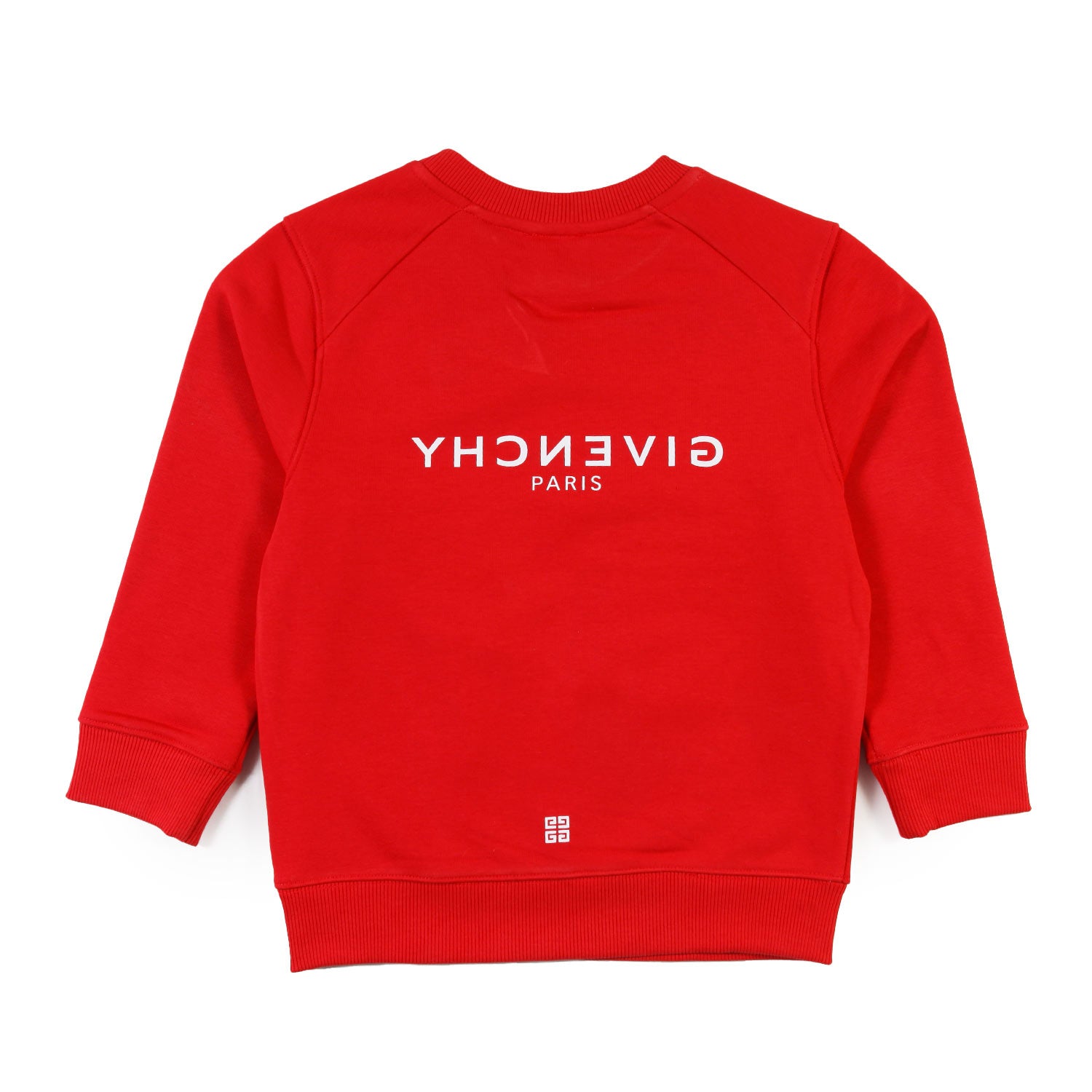 Felpa unisex rossa con loghi Givenchy bianchi - annameglio.com abbigliamento moda