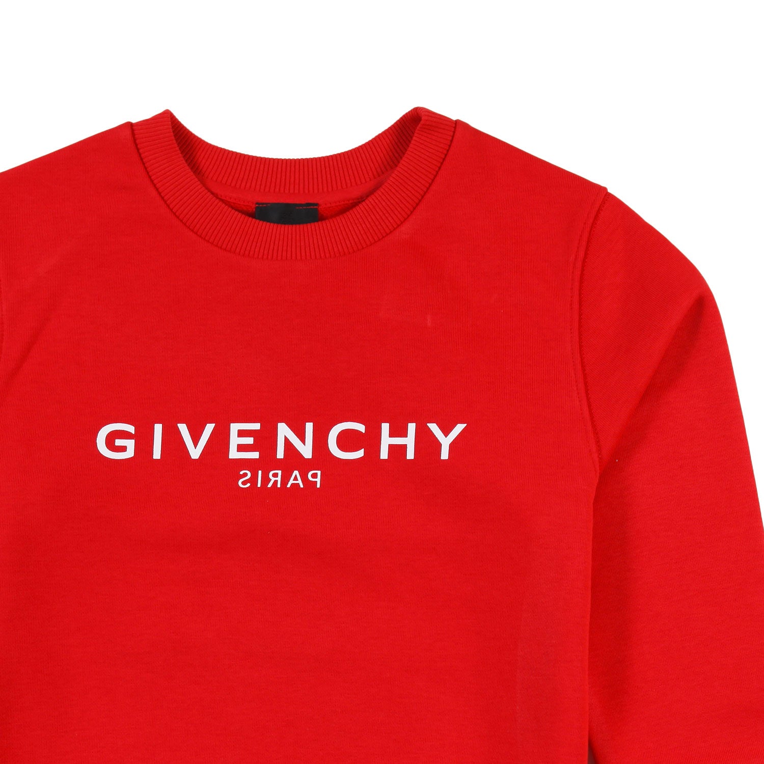 Felpa unisex rossa con loghi Givenchy bianchi - annameglio.com abbigliamento moda