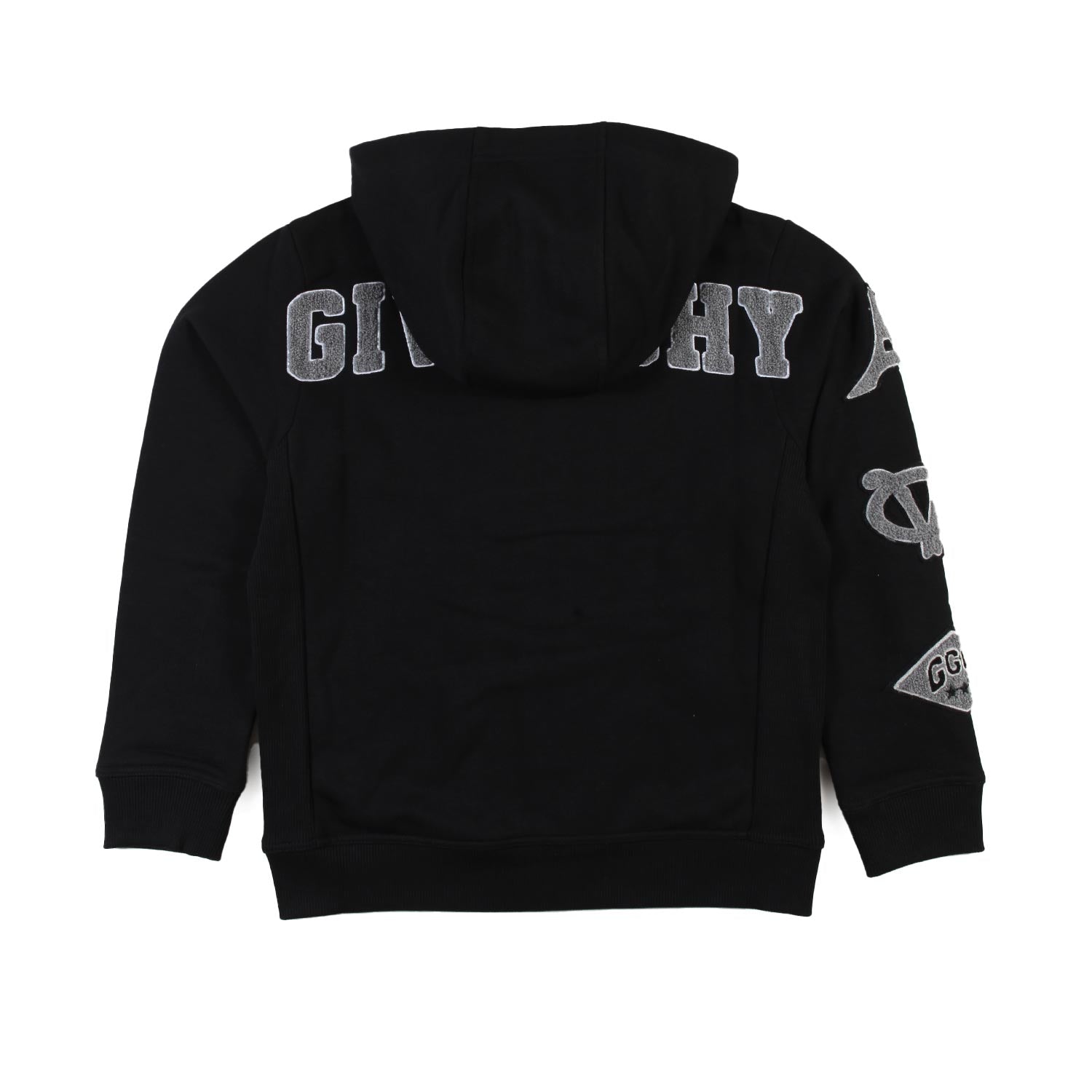 Felpa hoodie Givenchy nera con patch varsity - annameglio.com abbigliamento moda