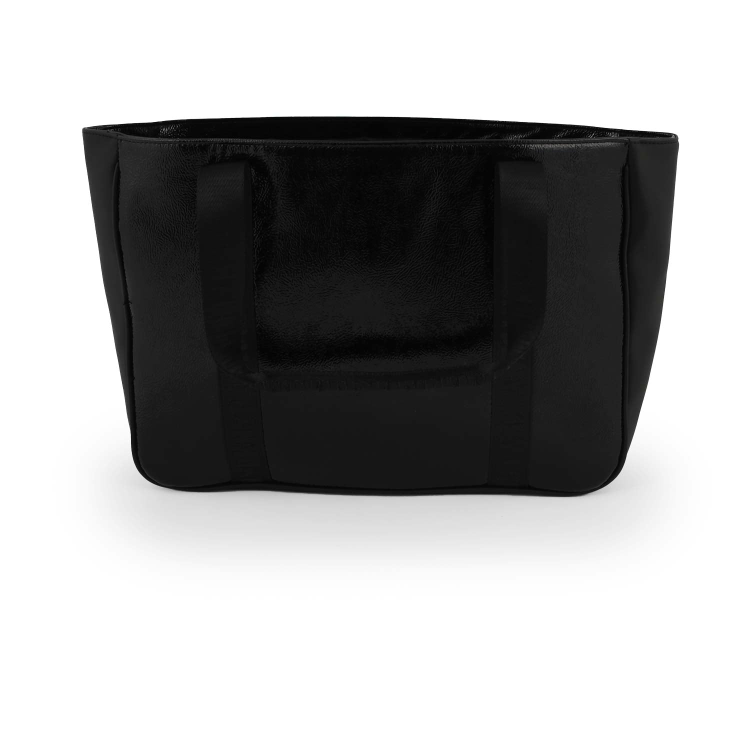 Borsa shopper DKNY ecopelle nero lucido - annameglio.com abbigliamento moda