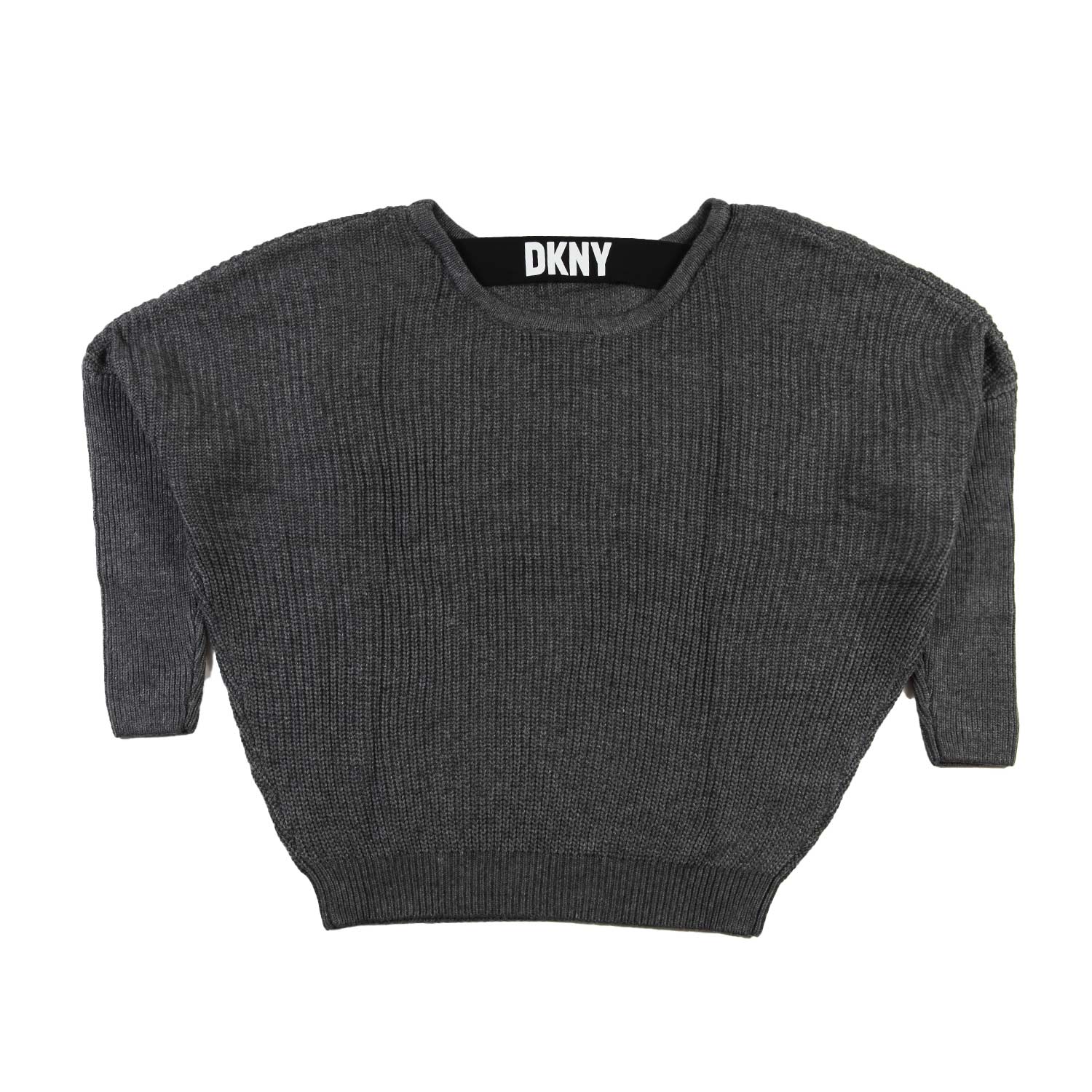 Maglione over DKNY grigio scuro melange - annameglio.com abbigliamento moda
