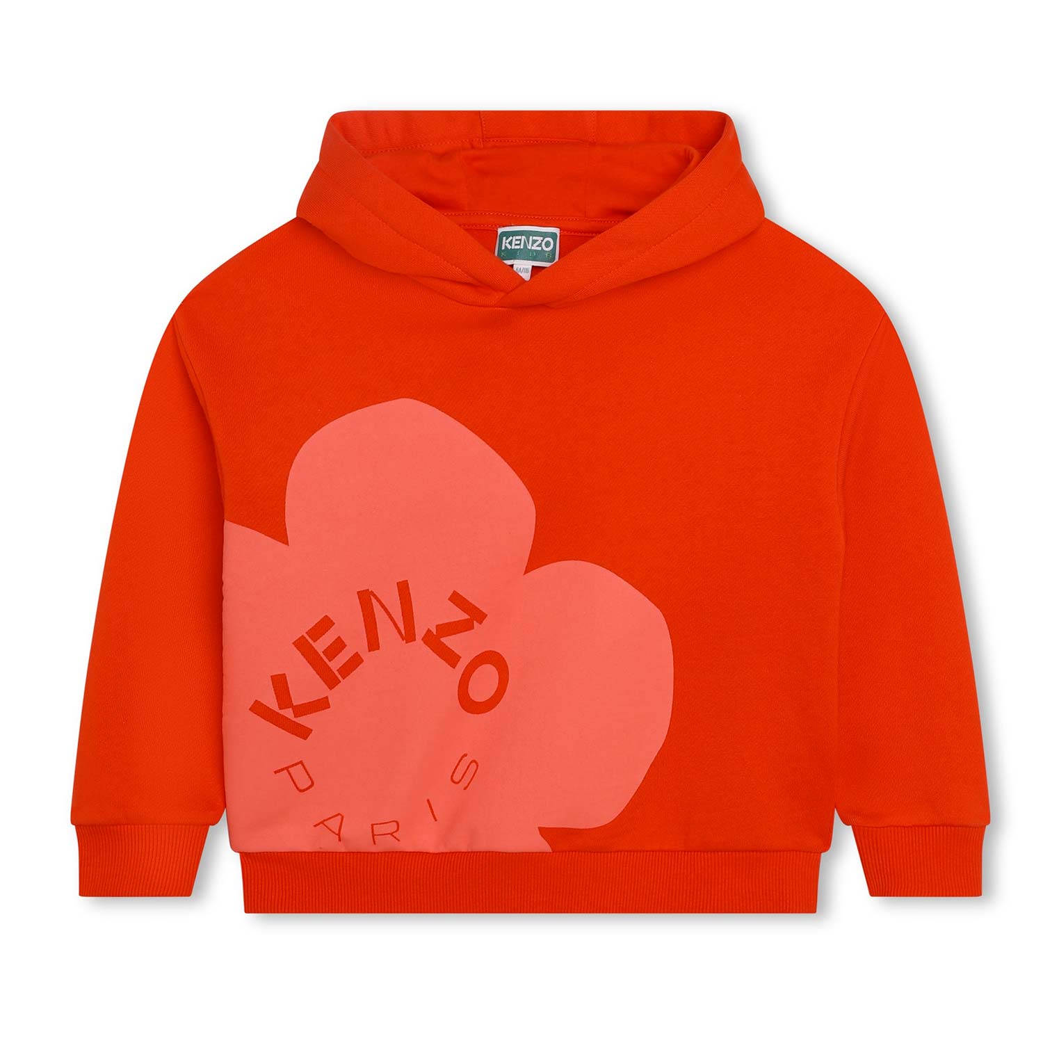 Felpa unisex Kenzo arancione con cappuccio - annameglio.com abbigliamento moda