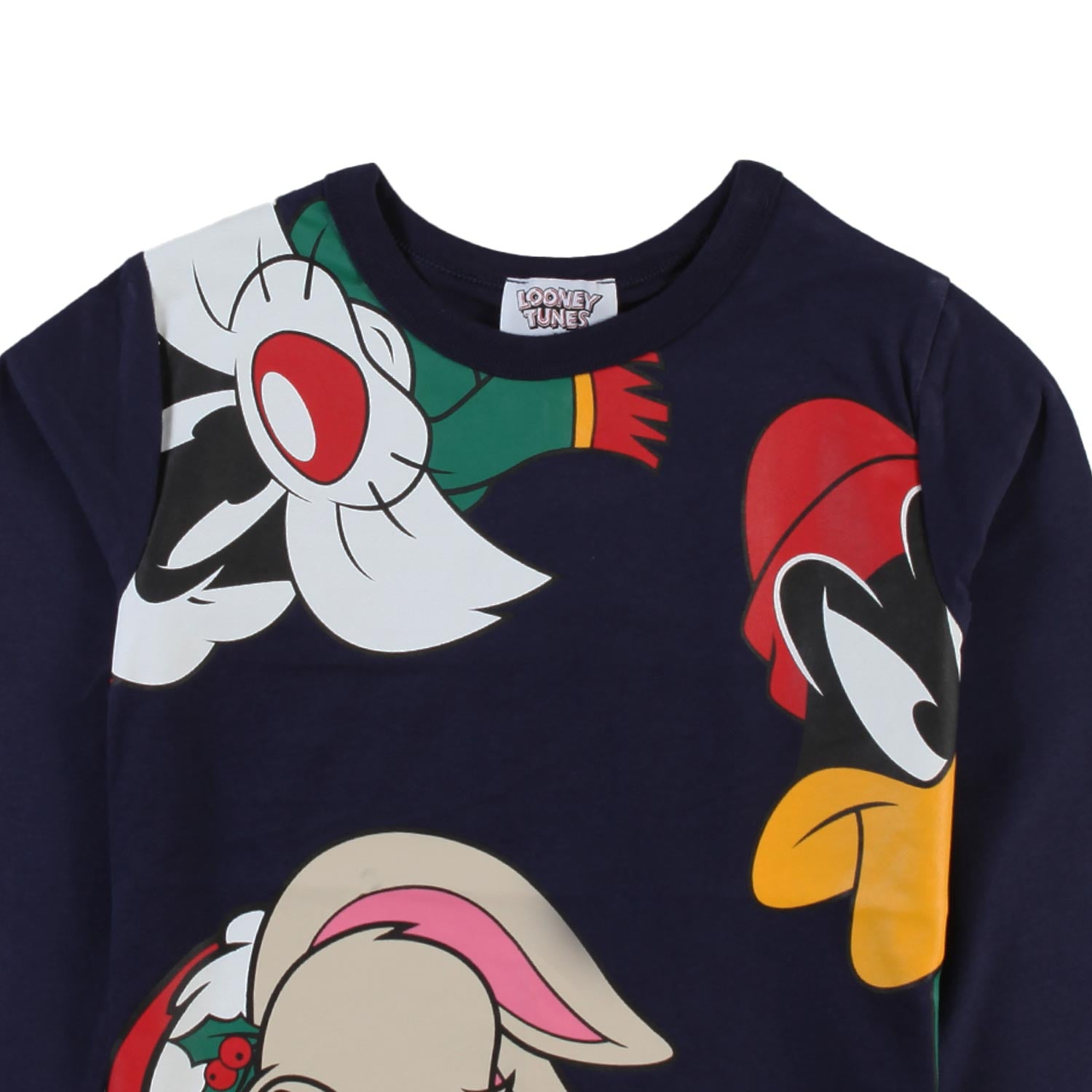 T-shirt lunga blu con stampe Looney Tunes Bambina - annameglio.com abbigliamento moda