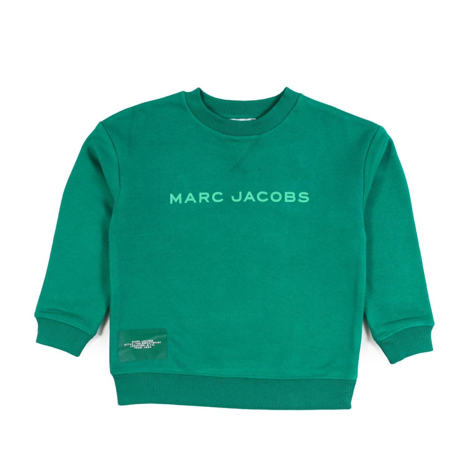Felpa unisex verde con logo Marc Jacobs - annameglio.com abbigliamento moda
