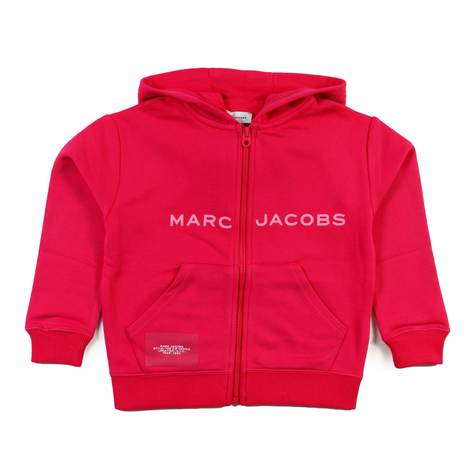 Felpa Marc Jacobs fucsia con cappuccio e zip - annameglio.com abbigliamento moda