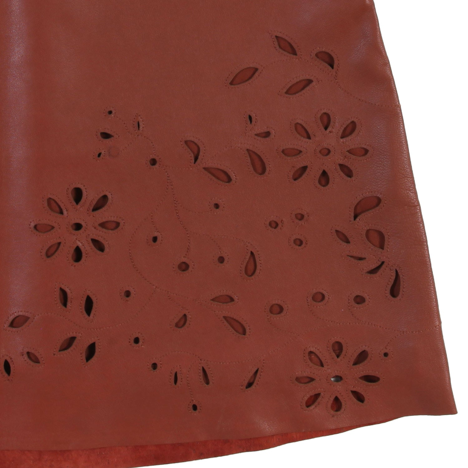 Minigonna Chloe marrone in pelle - annameglio.com abbigliamento moda