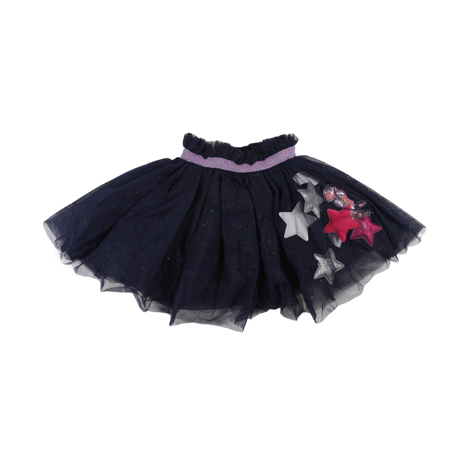 Gonna tulle Billieblush blu glitter bambina - annameglio.com abbigliamento moda