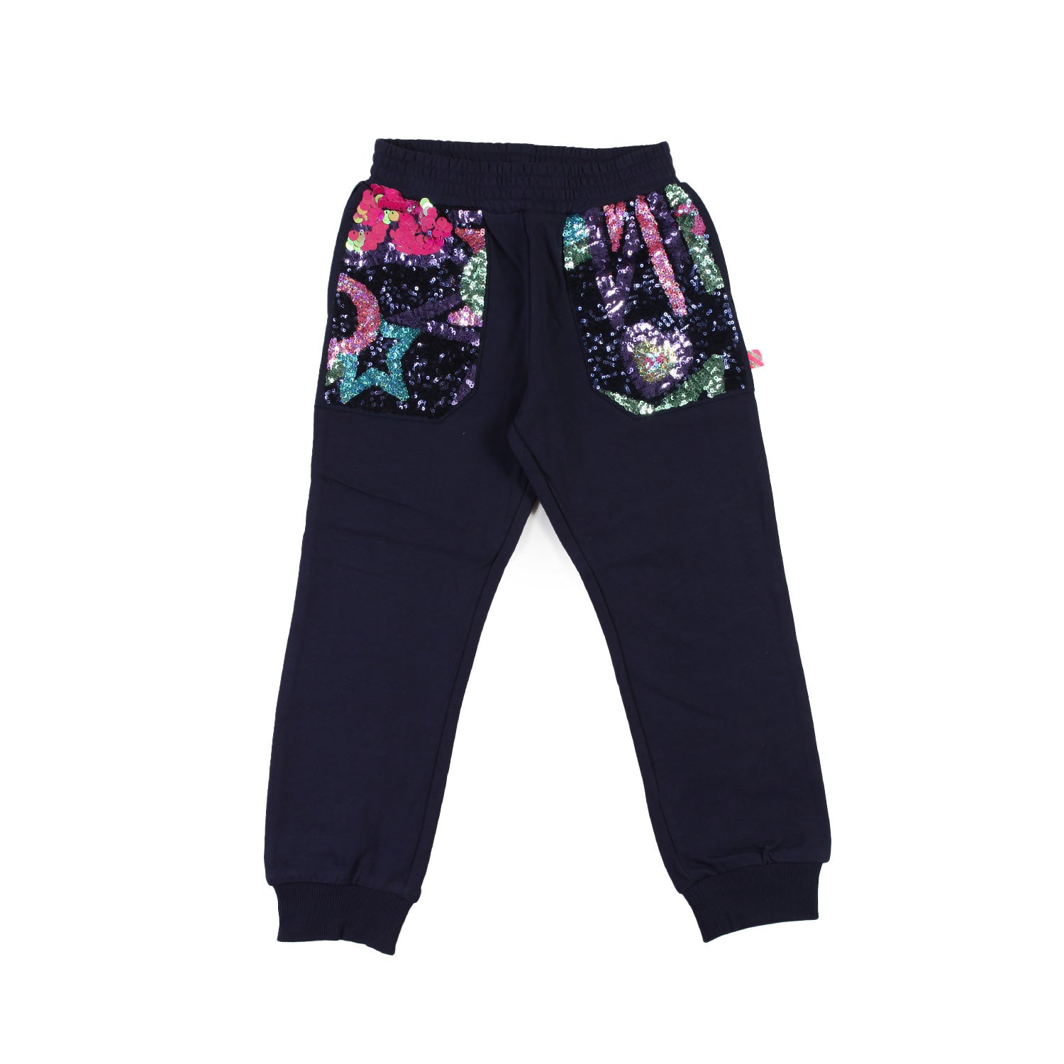 Pantalone felpa Billieblush blu con paillettes - annameglio.com abbigliamento moda