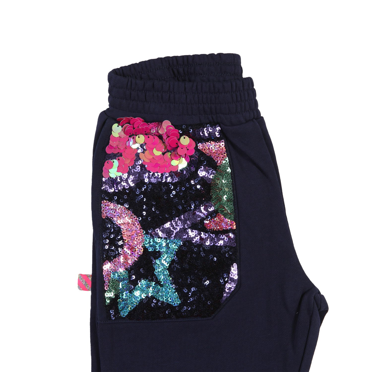 Pantalone felpa Billieblush blu con paillettes - annameglio.com abbigliamento moda