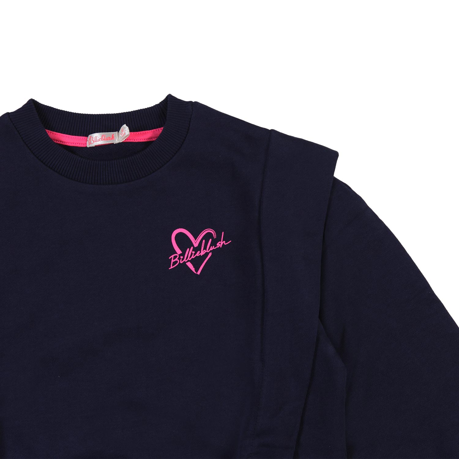 Felpa Billieblush blu con stampe glitter - annameglio.com abbigliamento moda