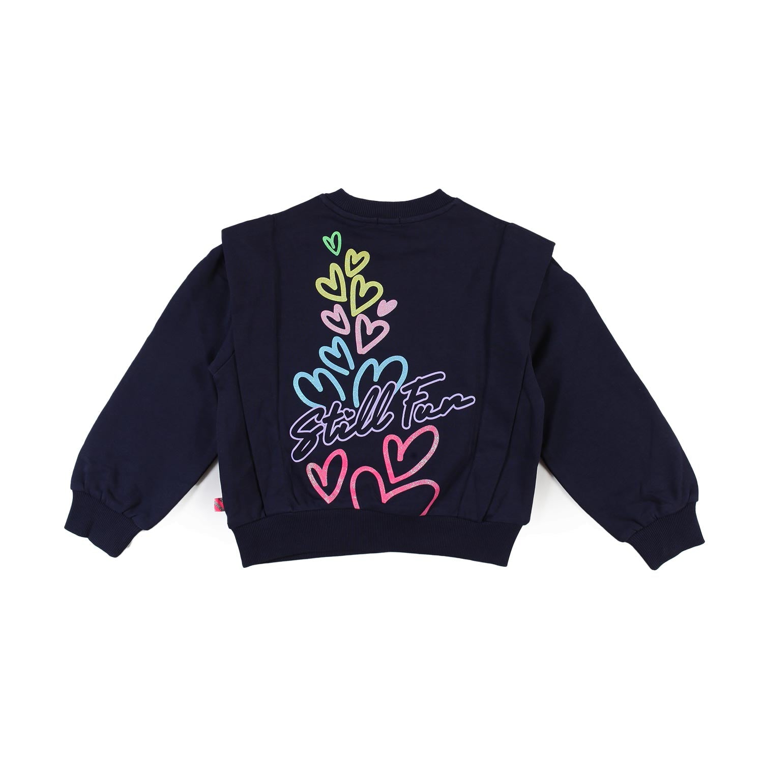 Felpa Billieblush blu con stampe glitter - annameglio.com abbigliamento moda