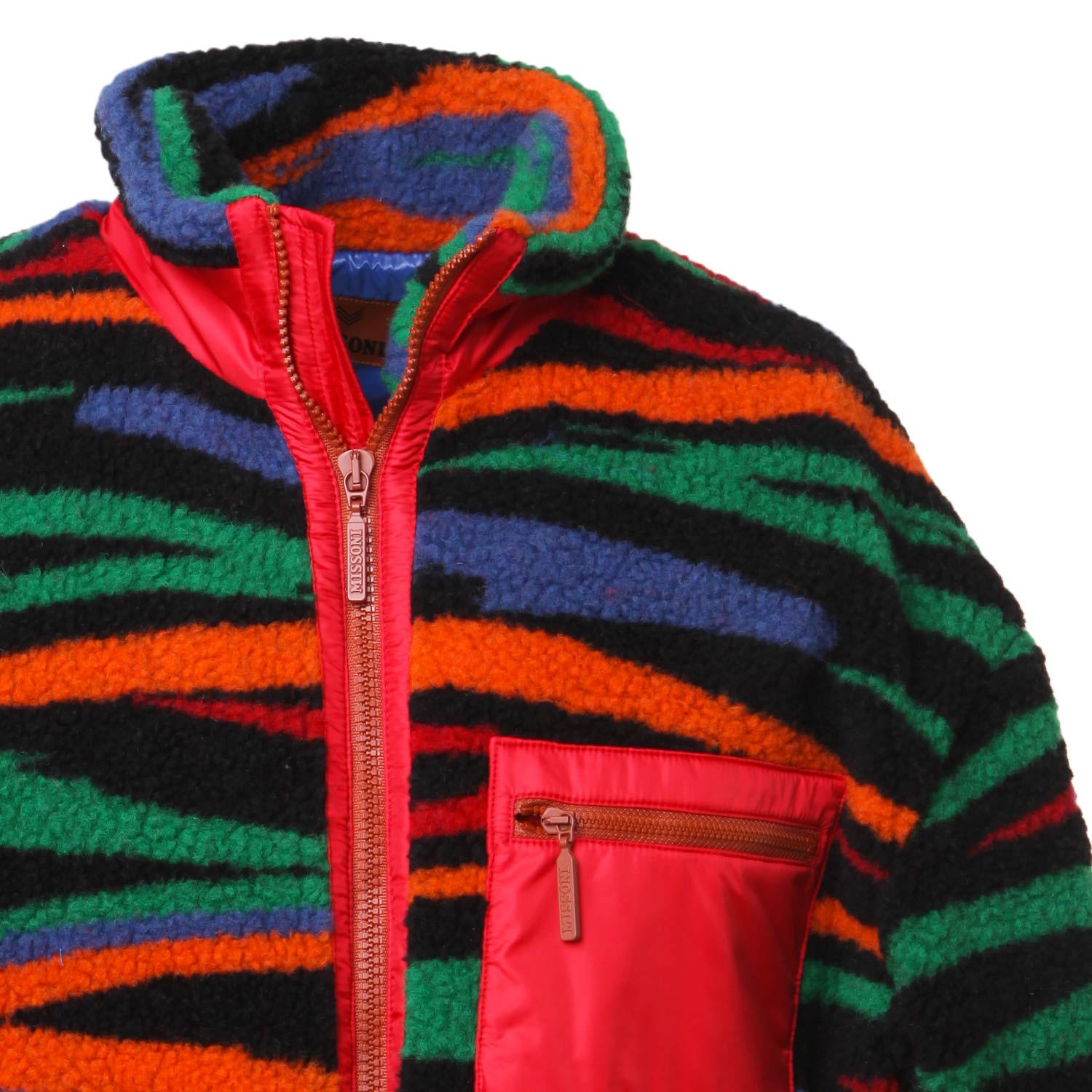 Cappotto unisex Missoni in eco teddy multicolor - annameglio.com abbigliamento moda