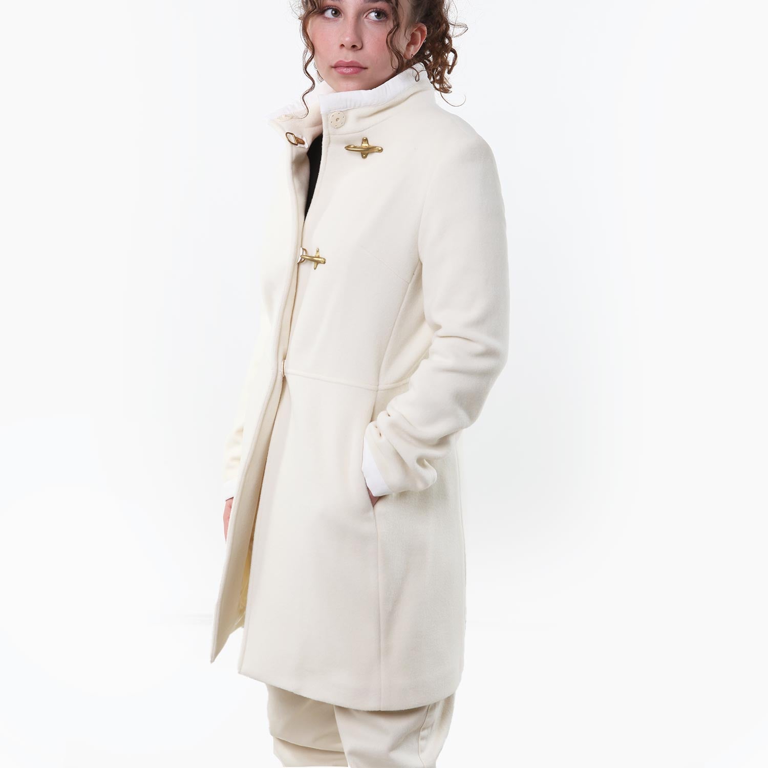 Cappotto melton Fay avorio Bambina e Ragazza - annameglio.com abbigliamento moda