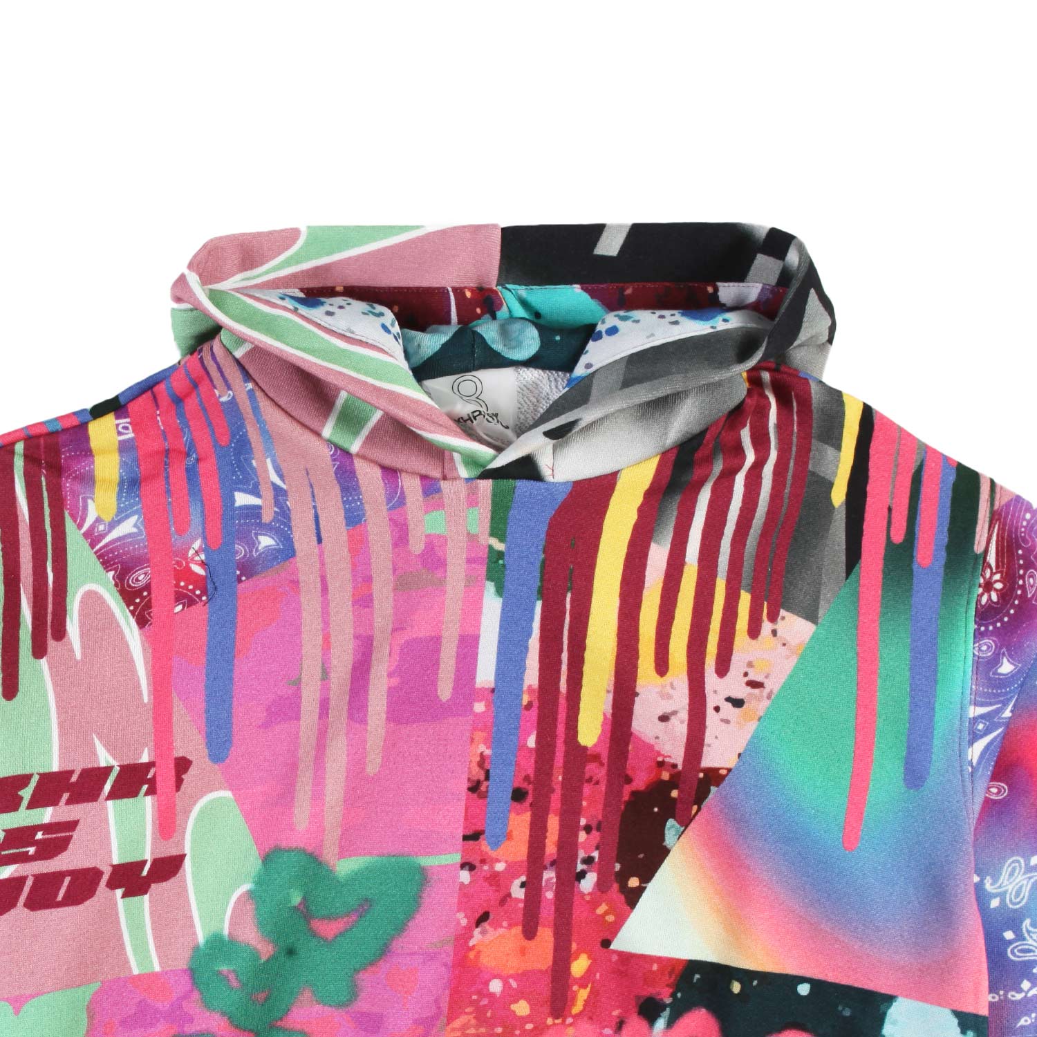 Felpa multicolor all over Girl - annameglio.com abbigliamento moda