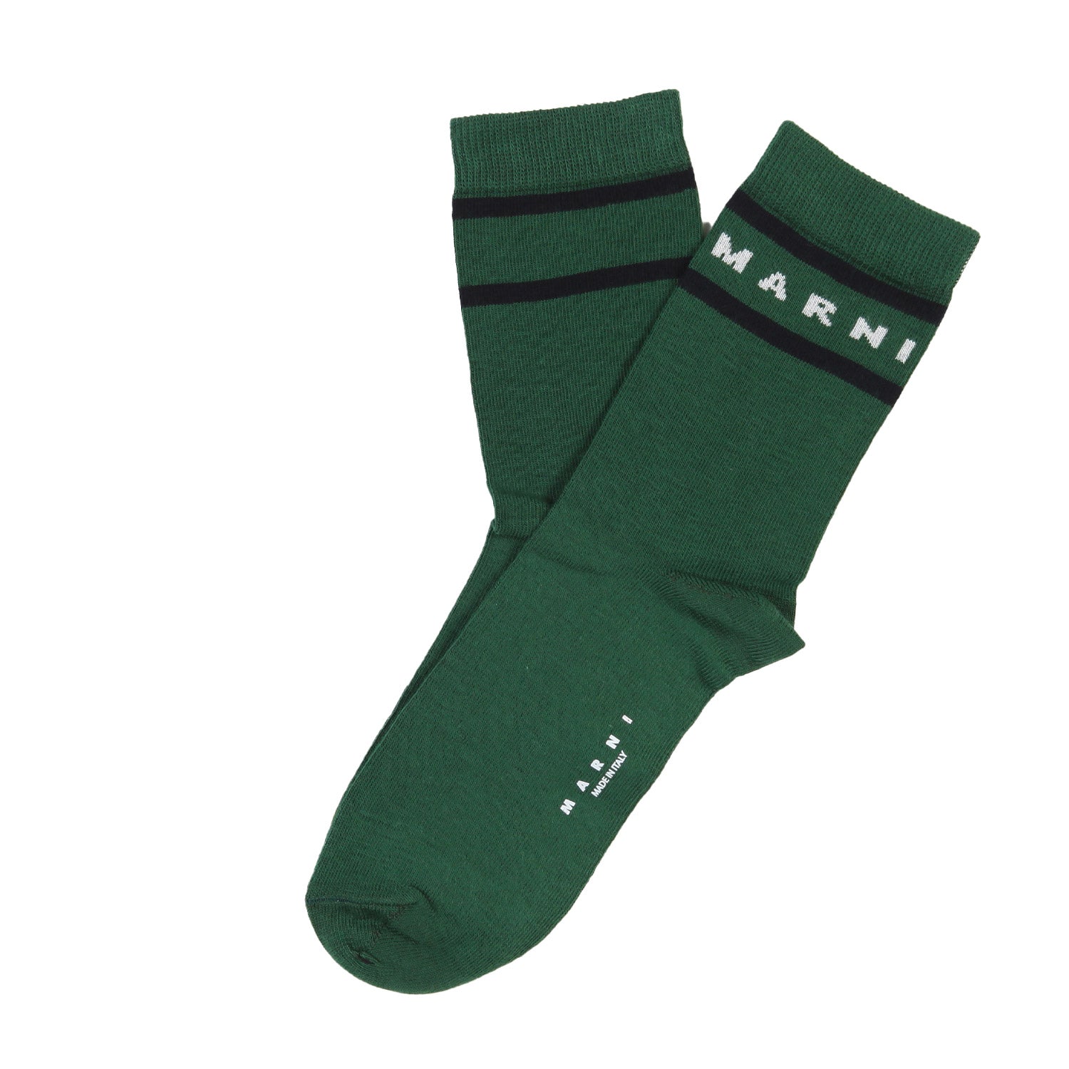 Calzini unisex verdi con logo Marni bianco - annameglio.com abbigliamento moda