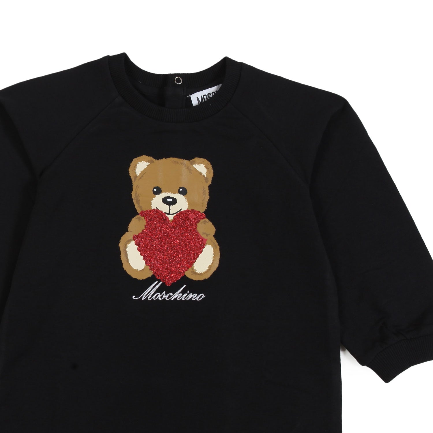 Abito felpa nero Moschino bimba - annameglio.com abbigliamento moda