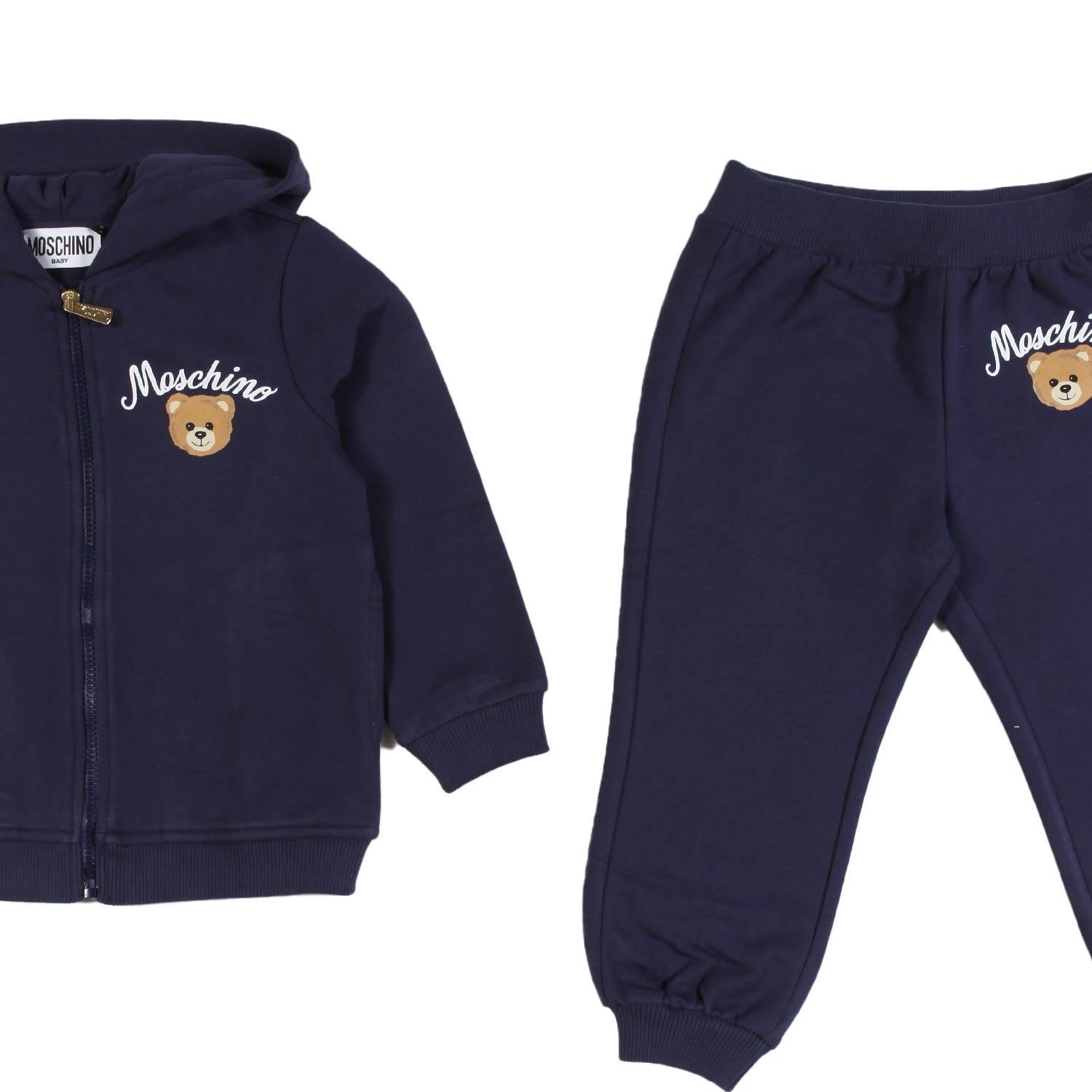 Tuta 2 pezzi Moschino blu Bimbo - annameglio.com abbigliamento moda