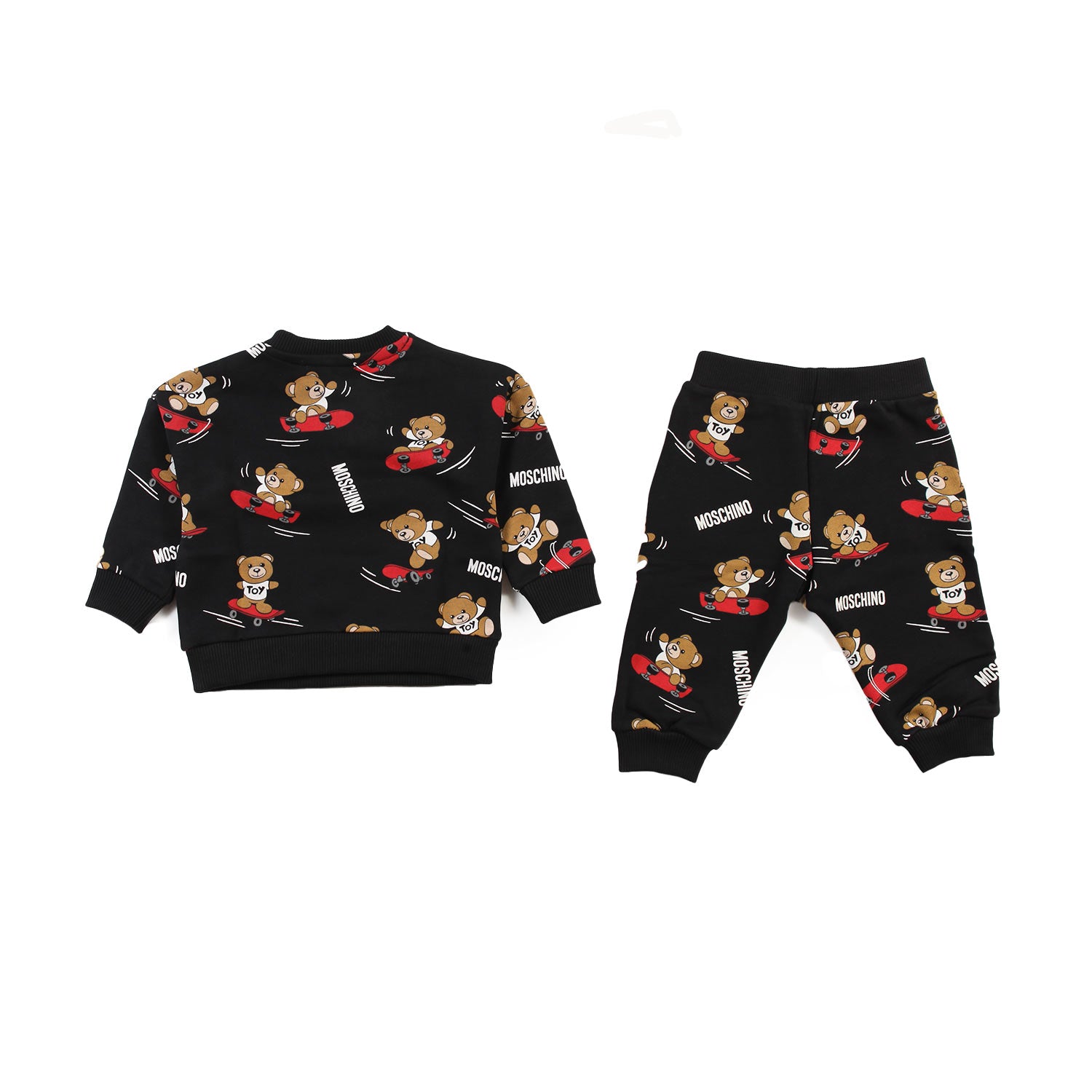 Tuta 2 pezzi nera bimbo con orsetti Moschino - annameglio.com abbigliamento moda