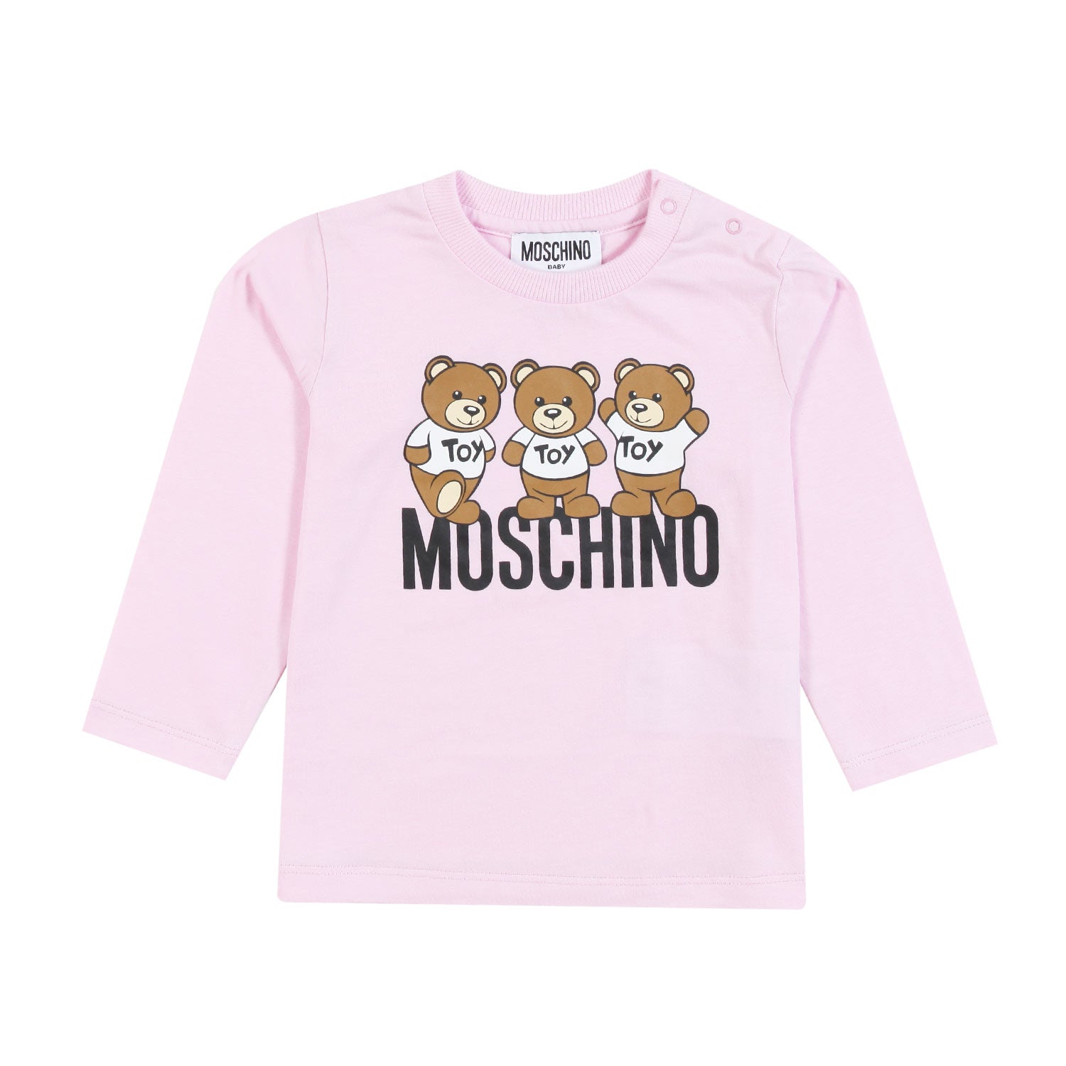 T-shirt lunga rosa con Orsacchiotti bimba - annameglio.com abbigliamento moda