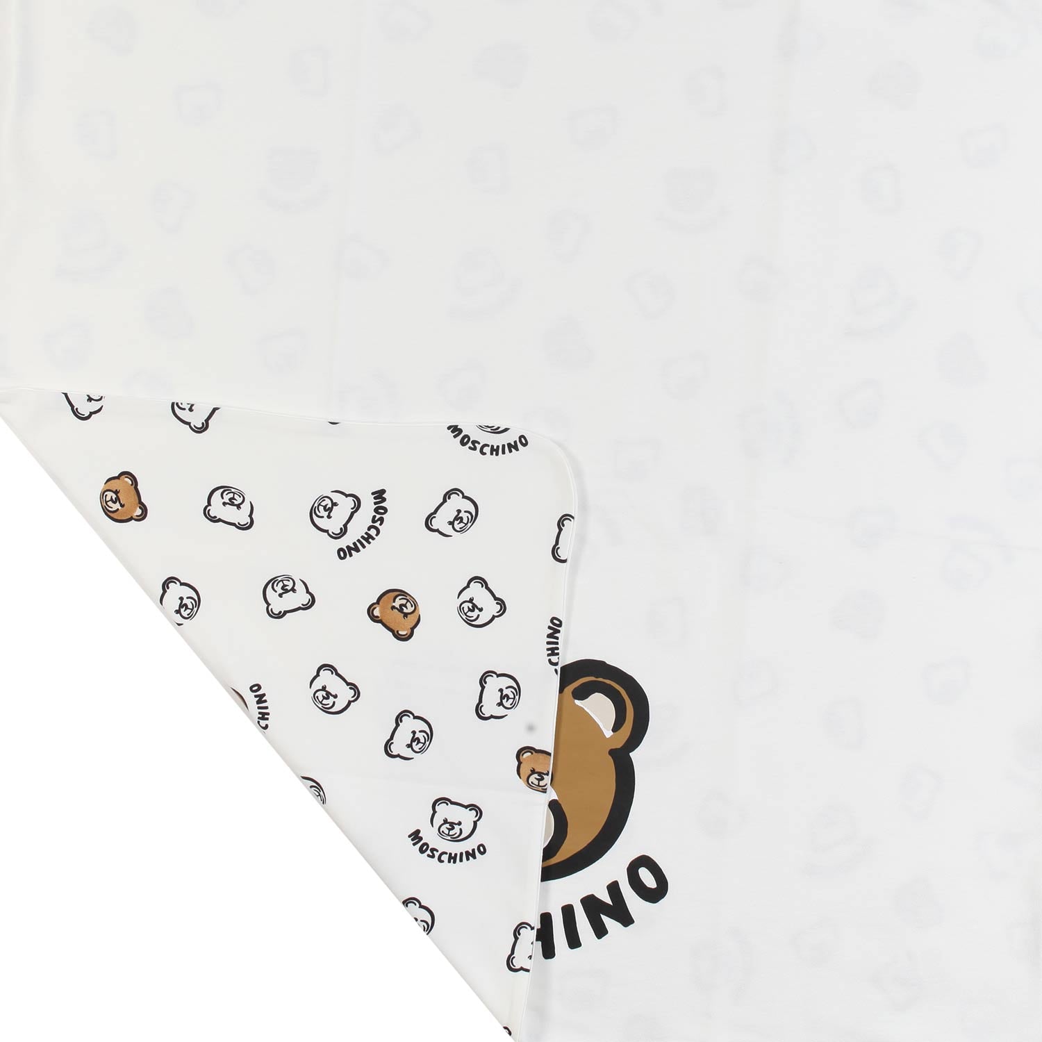 Coperta neonato bianca con Orsacchiotti Moschino - annameglio.com abbigliamento moda