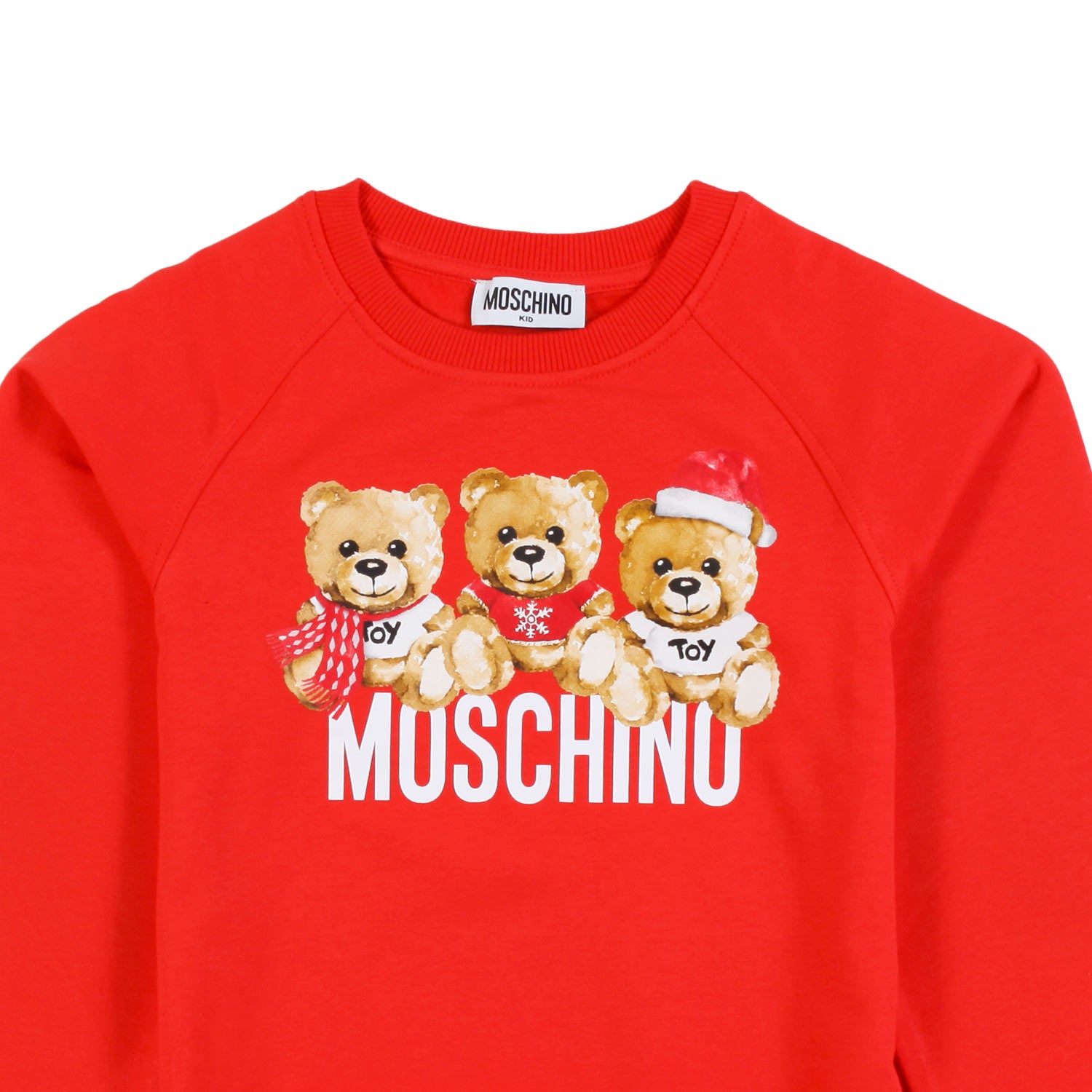 Abito felpa rosso con orsetti Moschino Bambina - annameglio.com abbigliamento moda