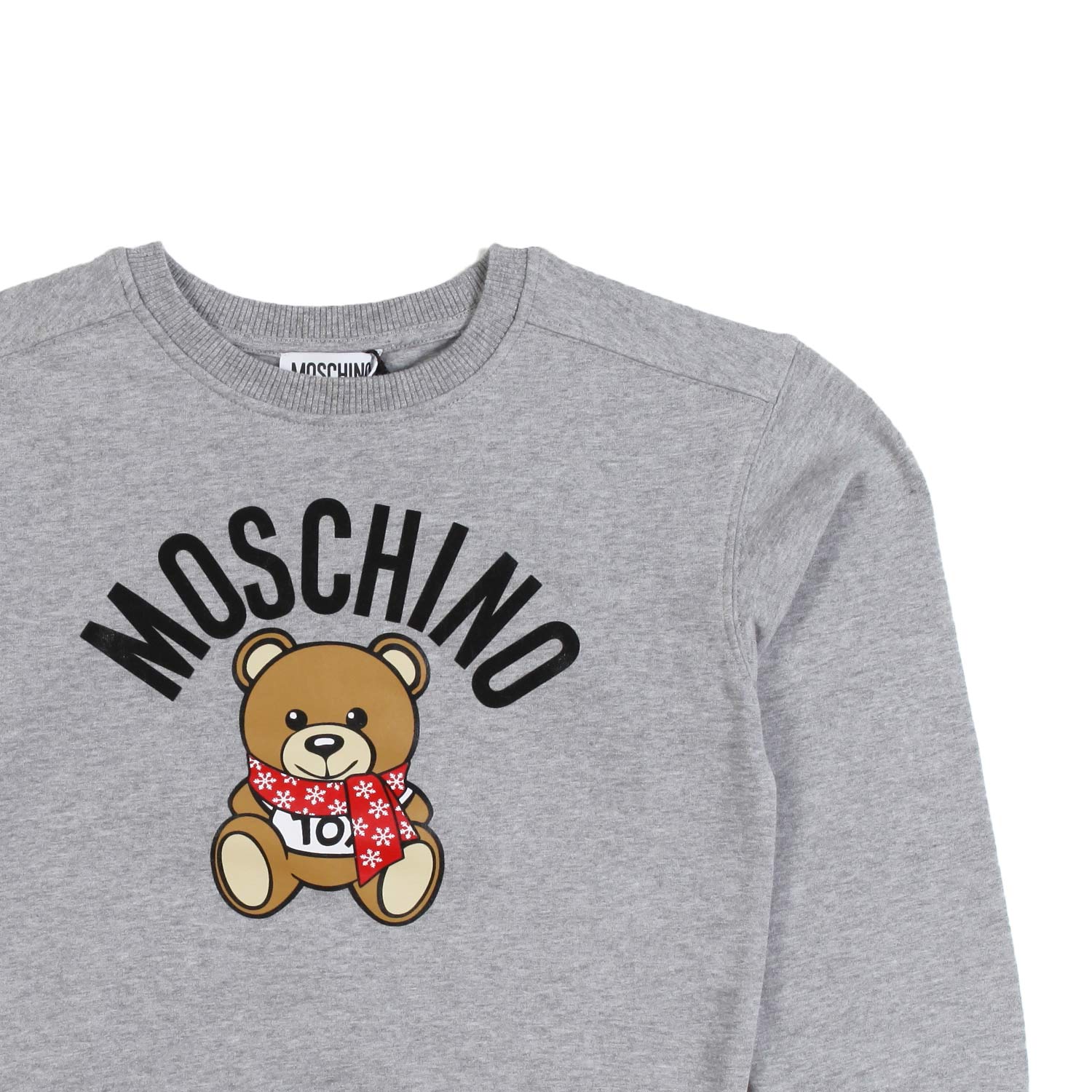 Felpa kids grigia con Orsetto Moschino - annameglio.com abbigliamento moda