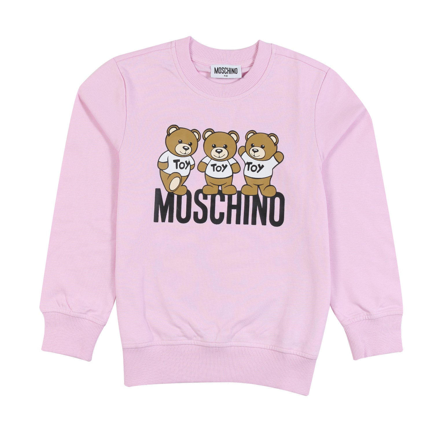Felpa rosa bambina con Teddy Bears Moschino - annameglio.com abbigliamento moda