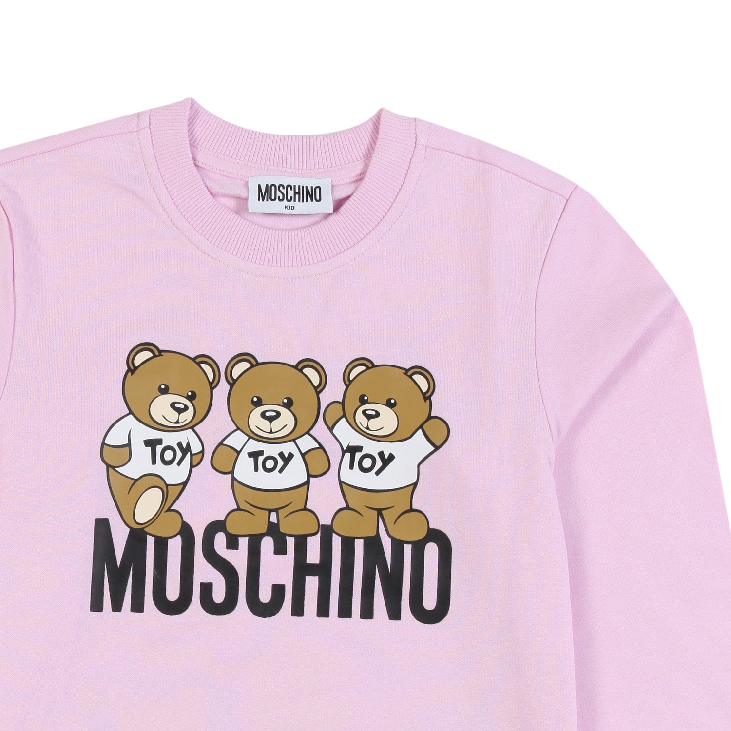 Felpa rosa bambina con Teddy Bears Moschino - annameglio.com abbigliamento moda