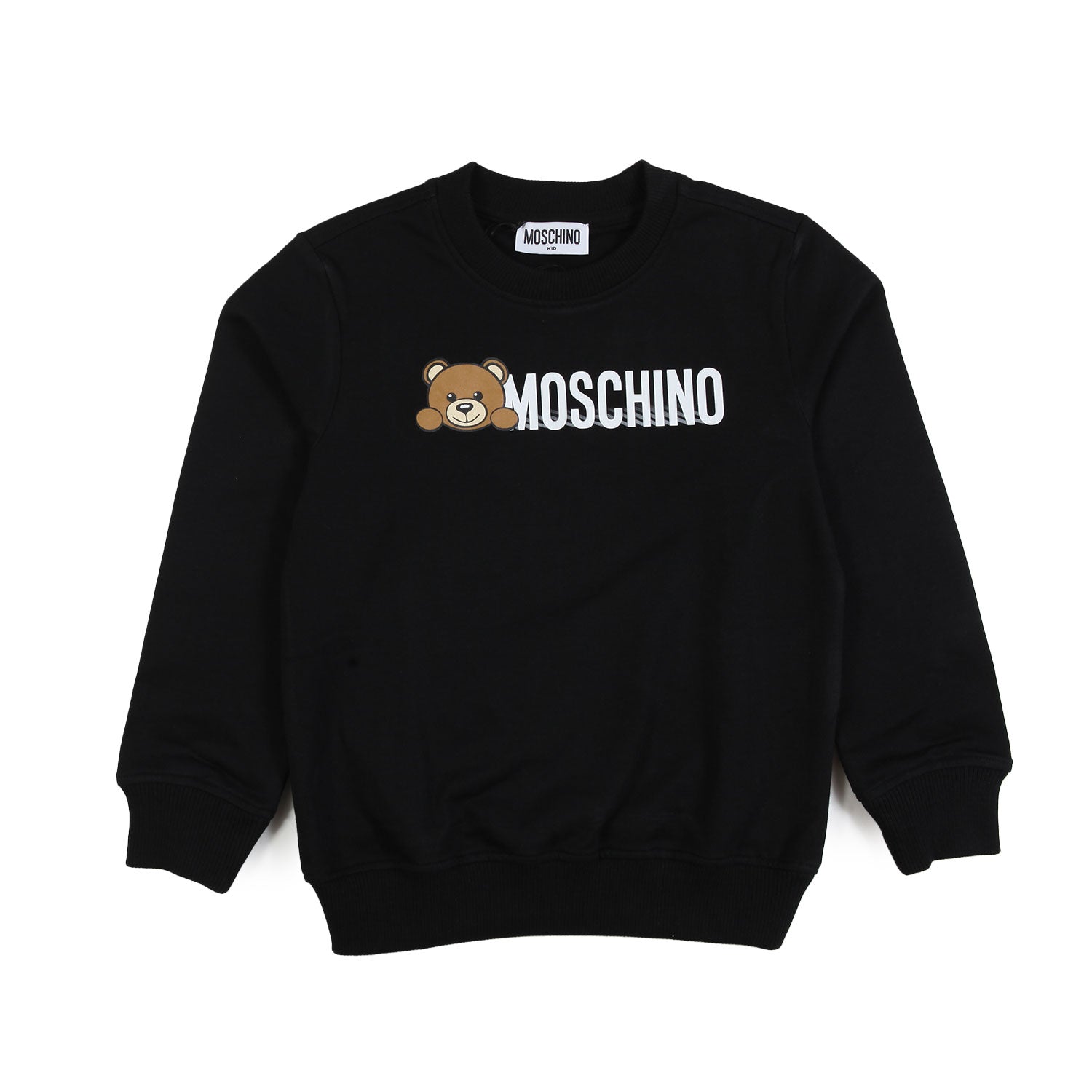 Felpa Moschino Teddy Bear nera Bambino e Bambina - annameglio.com abbigliamento moda