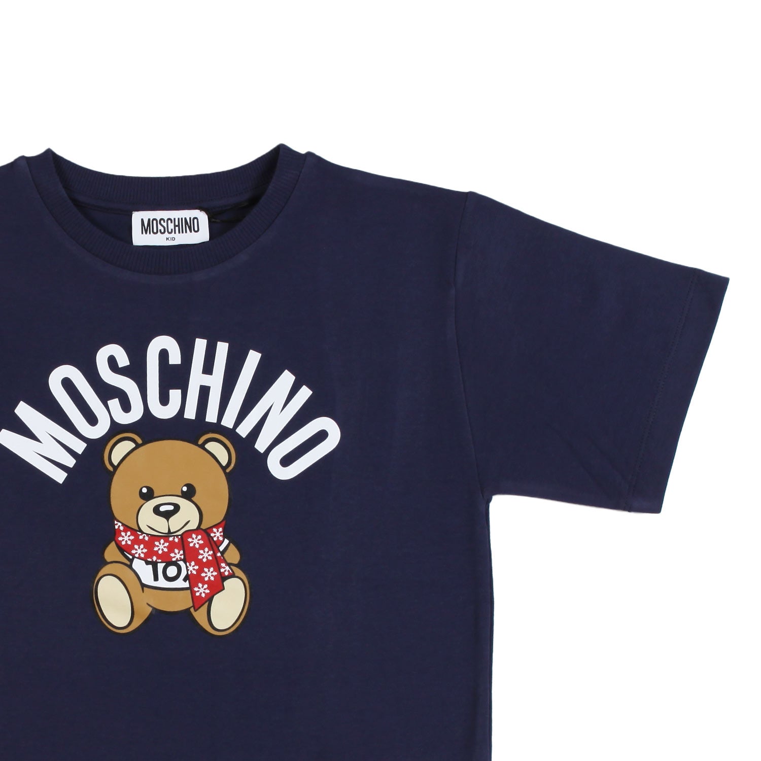 T-shirt kids blu con Orsacchiotto Moschino - annameglio.com abbigliamento moda