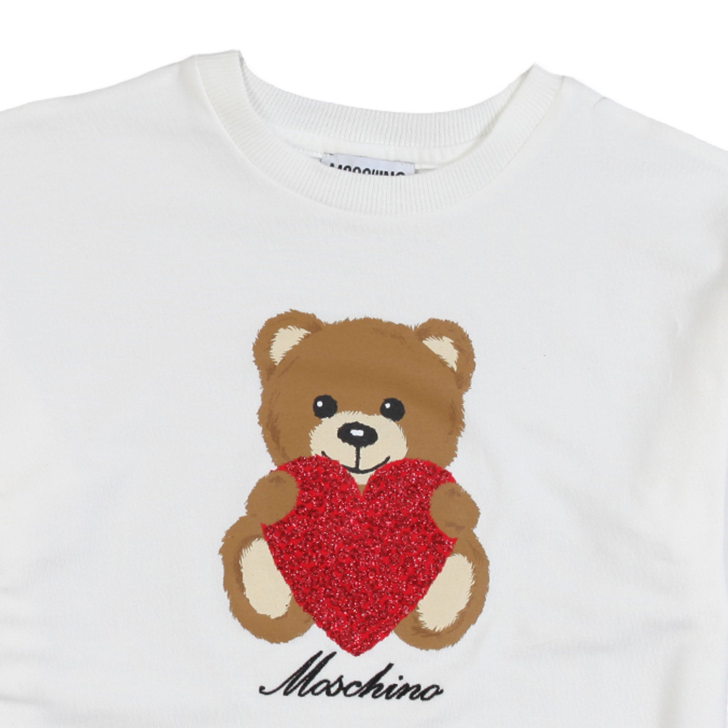 T-shirt Moschino bianca bambina con Teddy Bear - annameglio.com abbigliamento moda