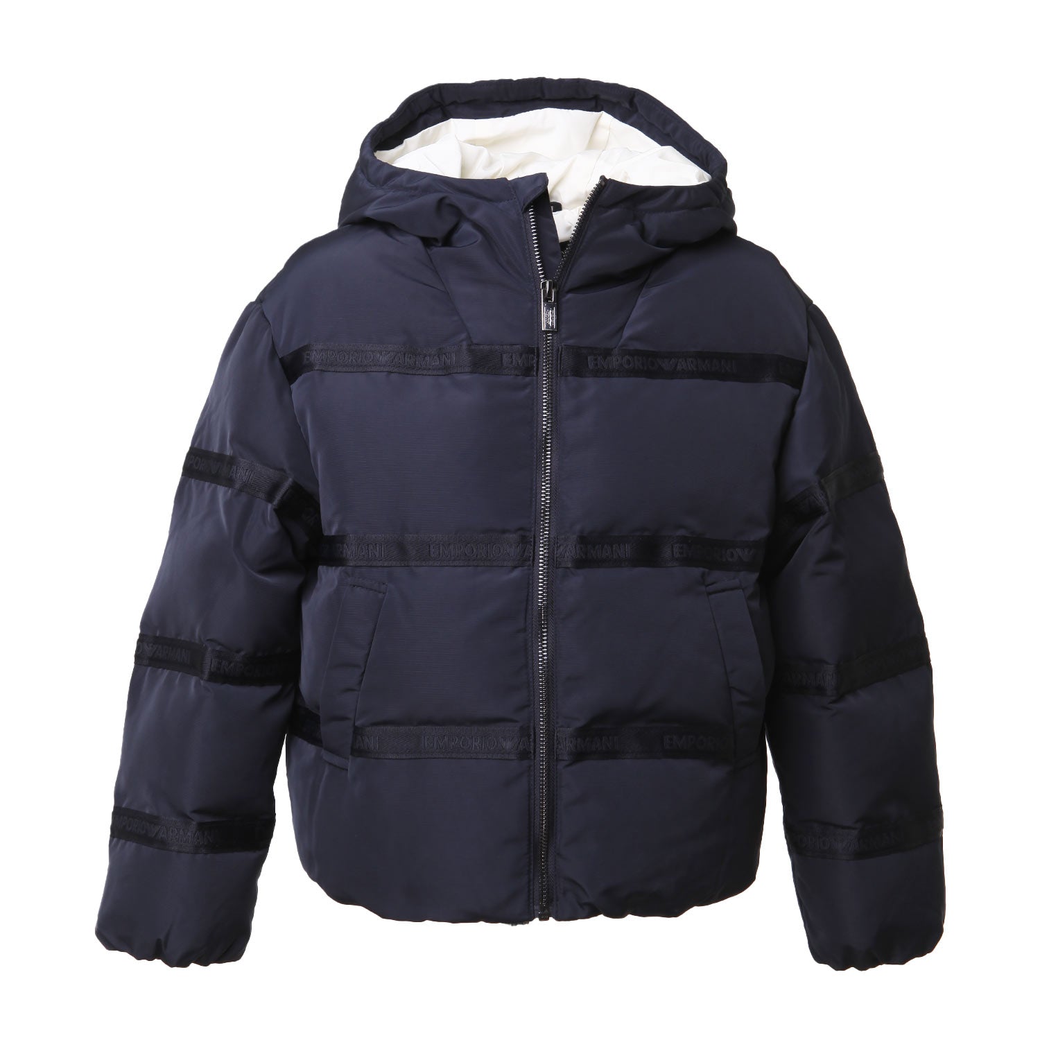 Giubbotto Armani Junior blu e panna bambino - annameglio.com abbigliamento moda