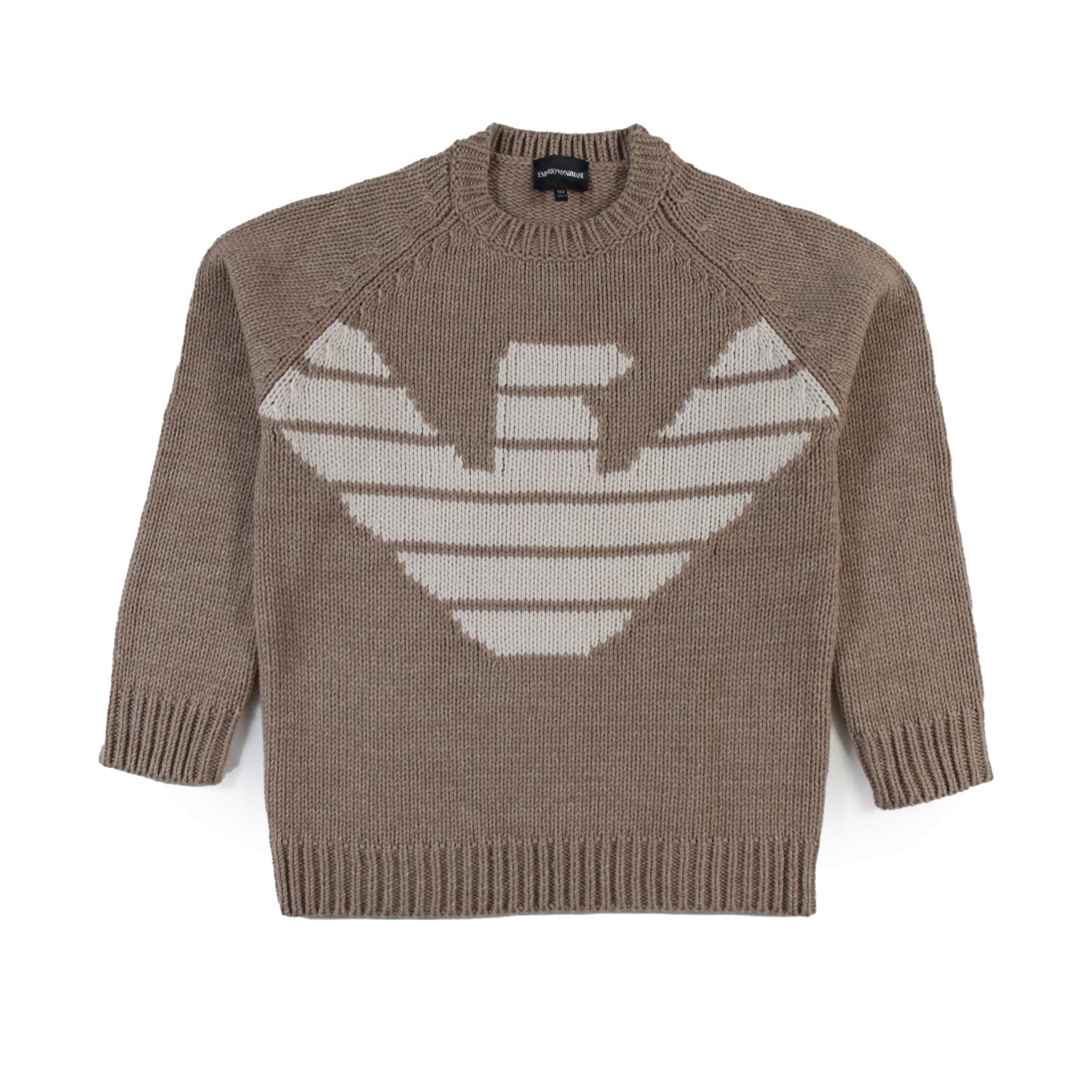 Maglione Armani grigio melange e verde oliva - annameglio.com abbigliamento moda