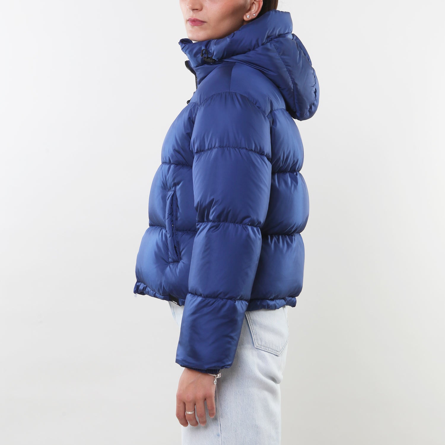 Piumino corto Aspesi blu bambina e ragazza - annameglio.com abbigliamento moda