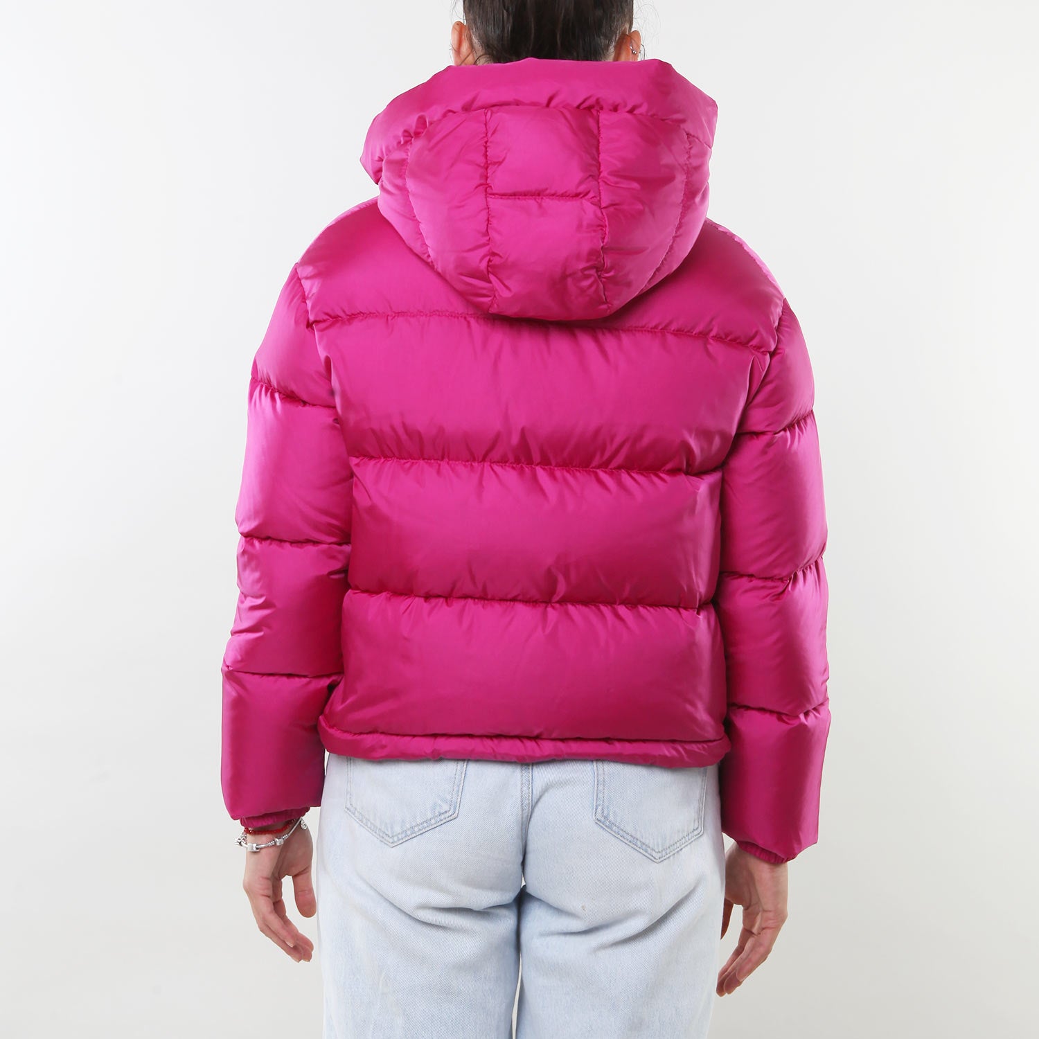 Piumino corto Aspesi magenta bambina e ragazza - annameglio.com abbigliamento moda