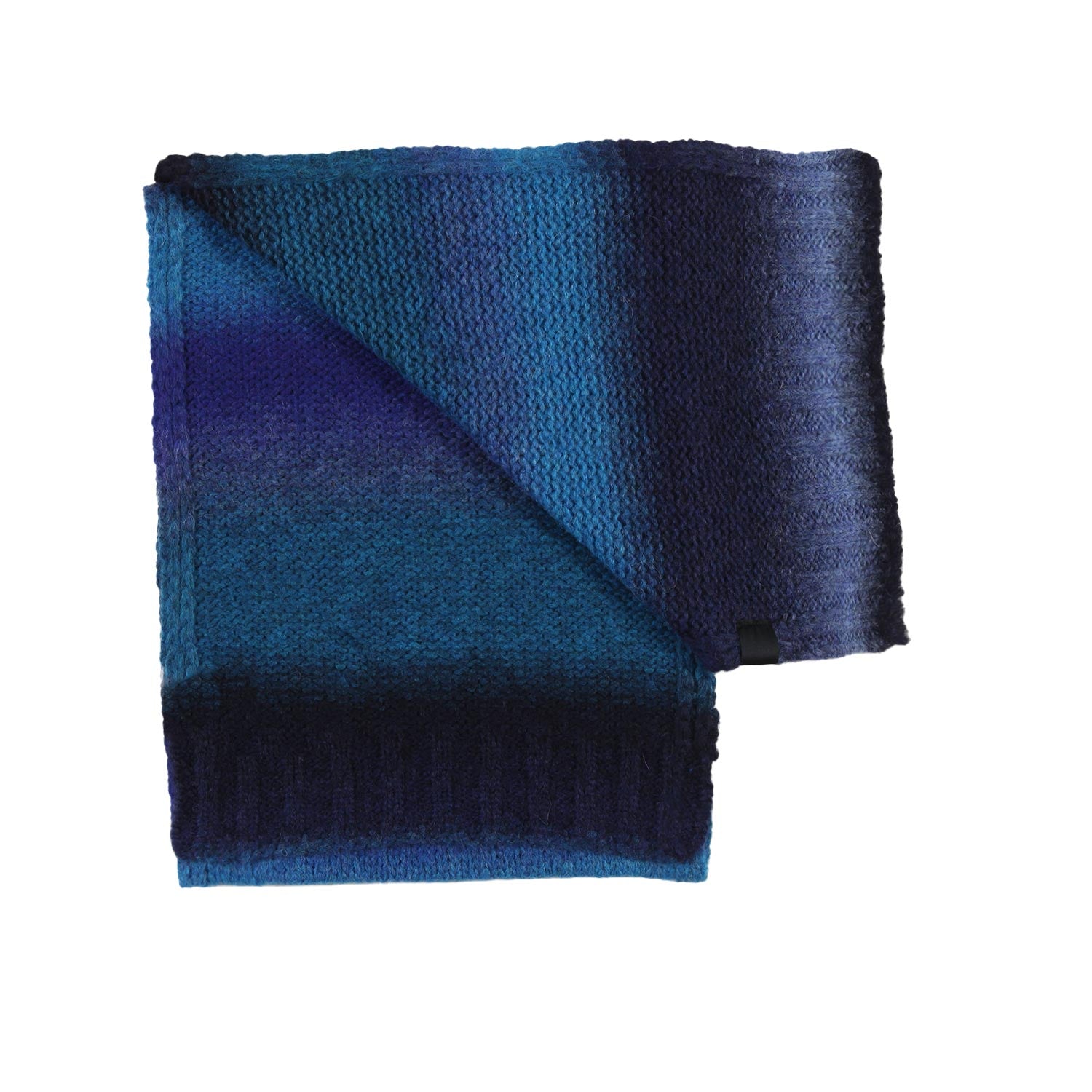 Sciarpa unisex Aspesi toni di blu a strisce - annameglio.com abbigliamento moda