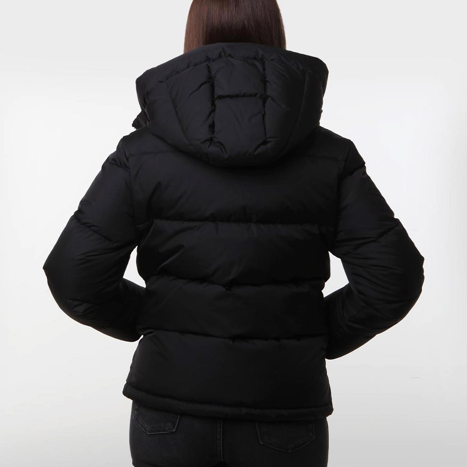 Piumino corto Aspesi nero opaco bambina e ragazza - annameglio.com abbigliamento moda