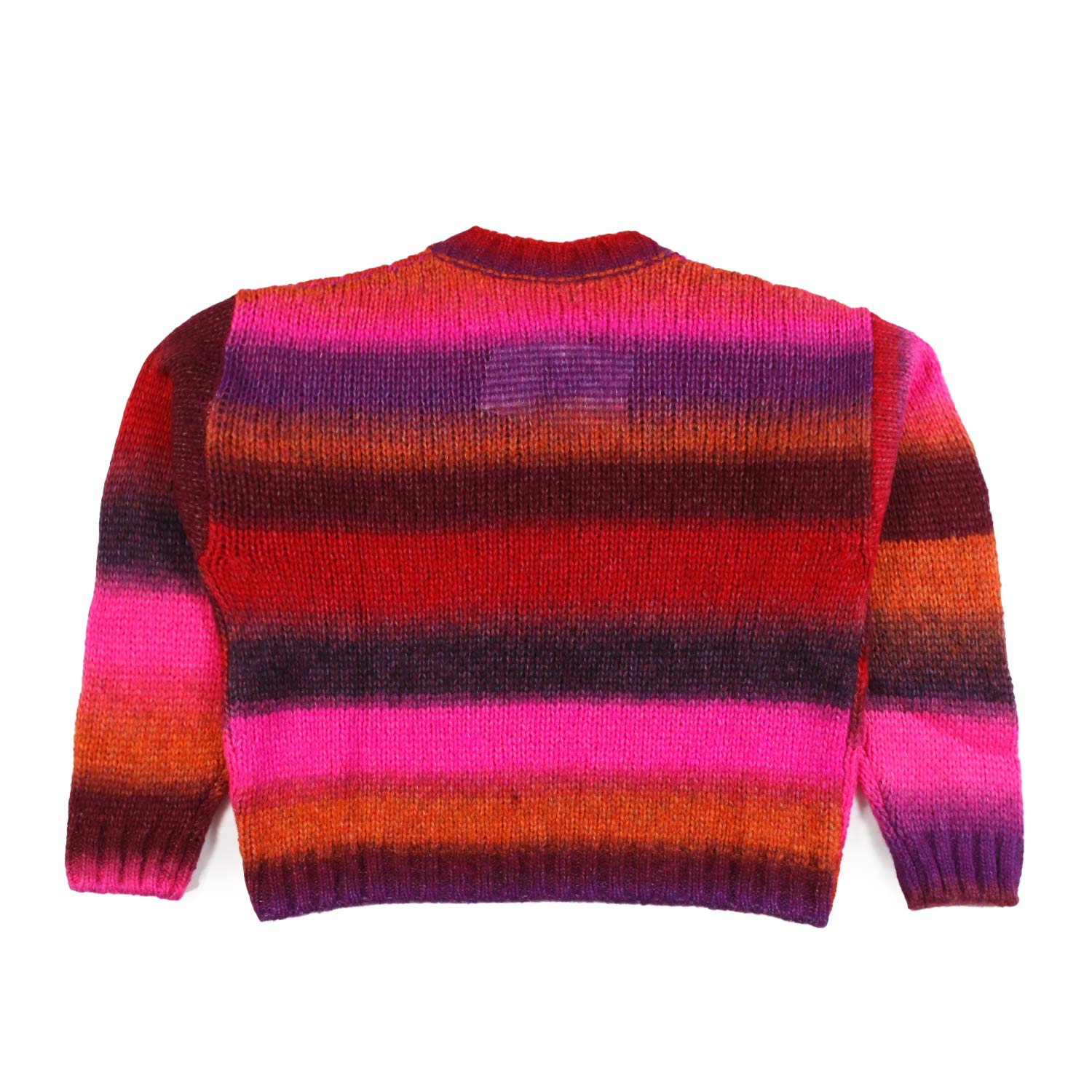 Maglione cropped Aspesi viola e multicolor - annameglio.com abbigliamento moda